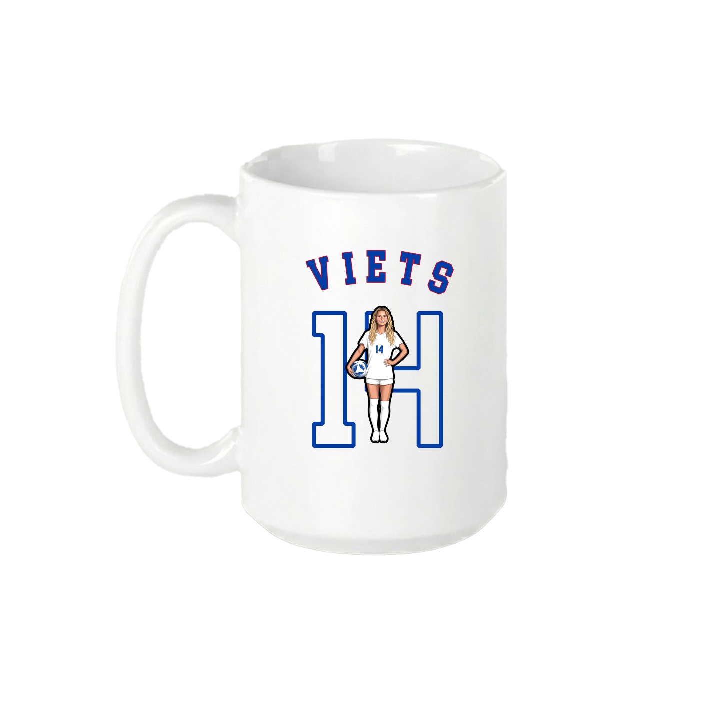 15oz Coffee Mug — Shirsey Arch in White