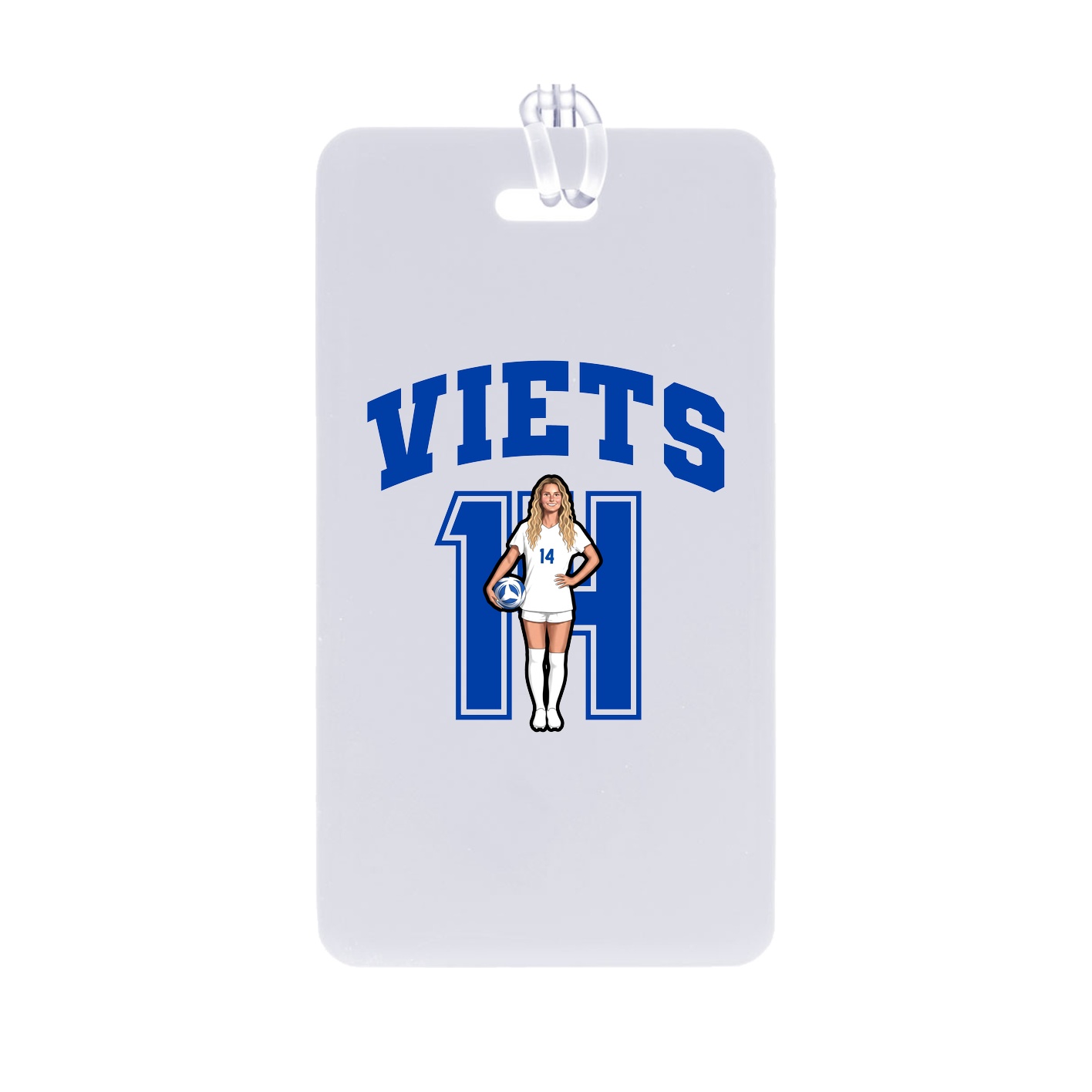 Bag Tag — Number in Classic