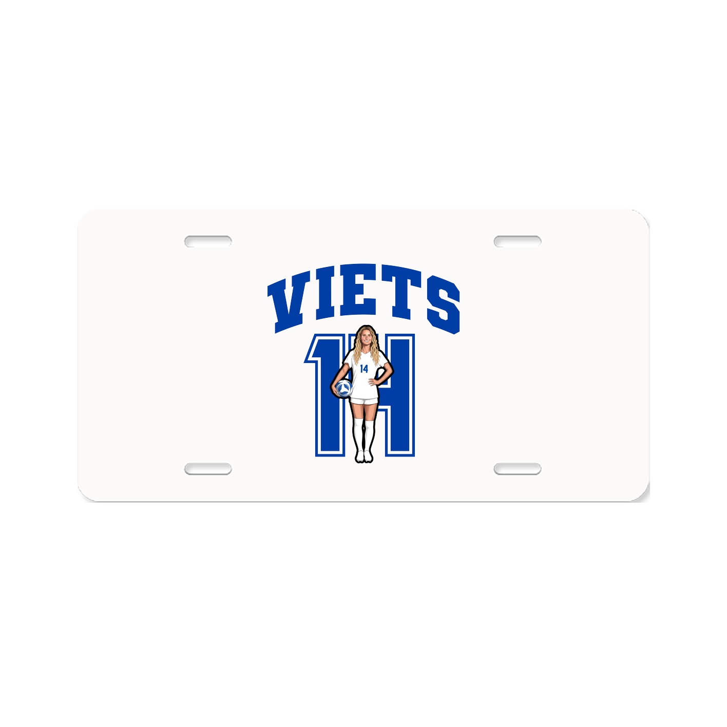 License Plate — Number in Classic