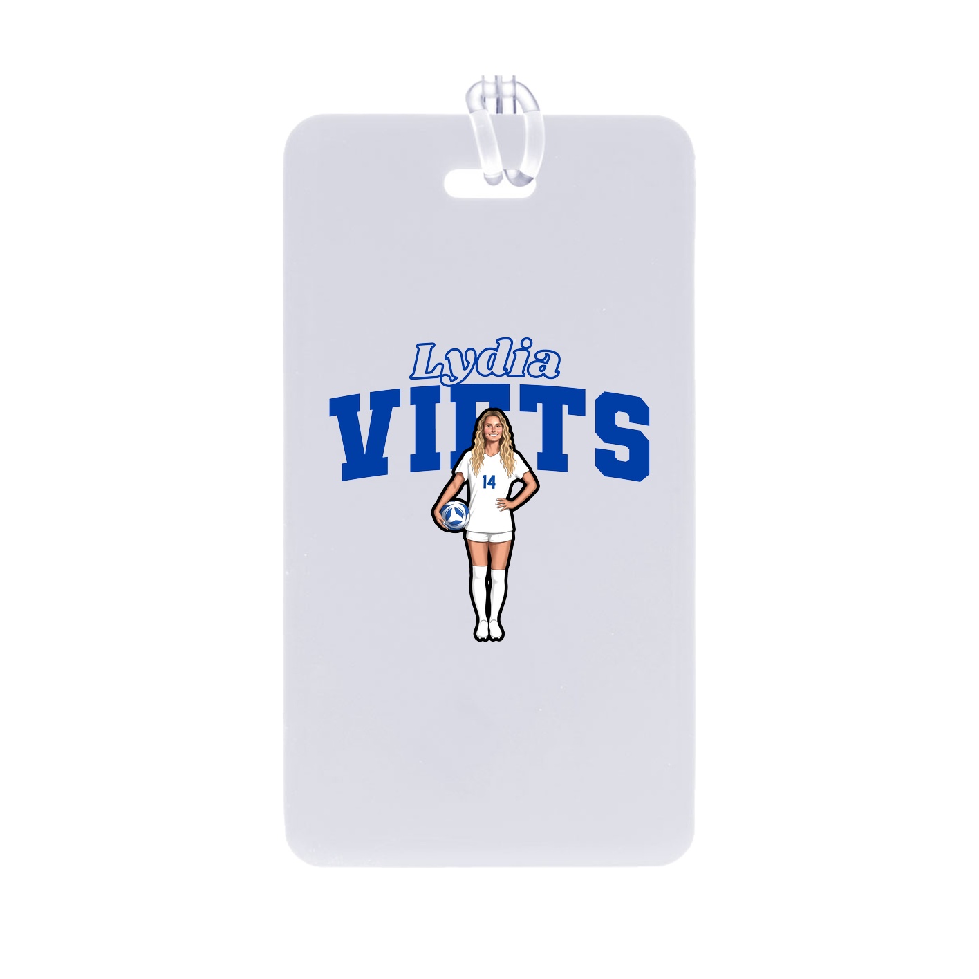 Bag Tag — Name Arch in Classic