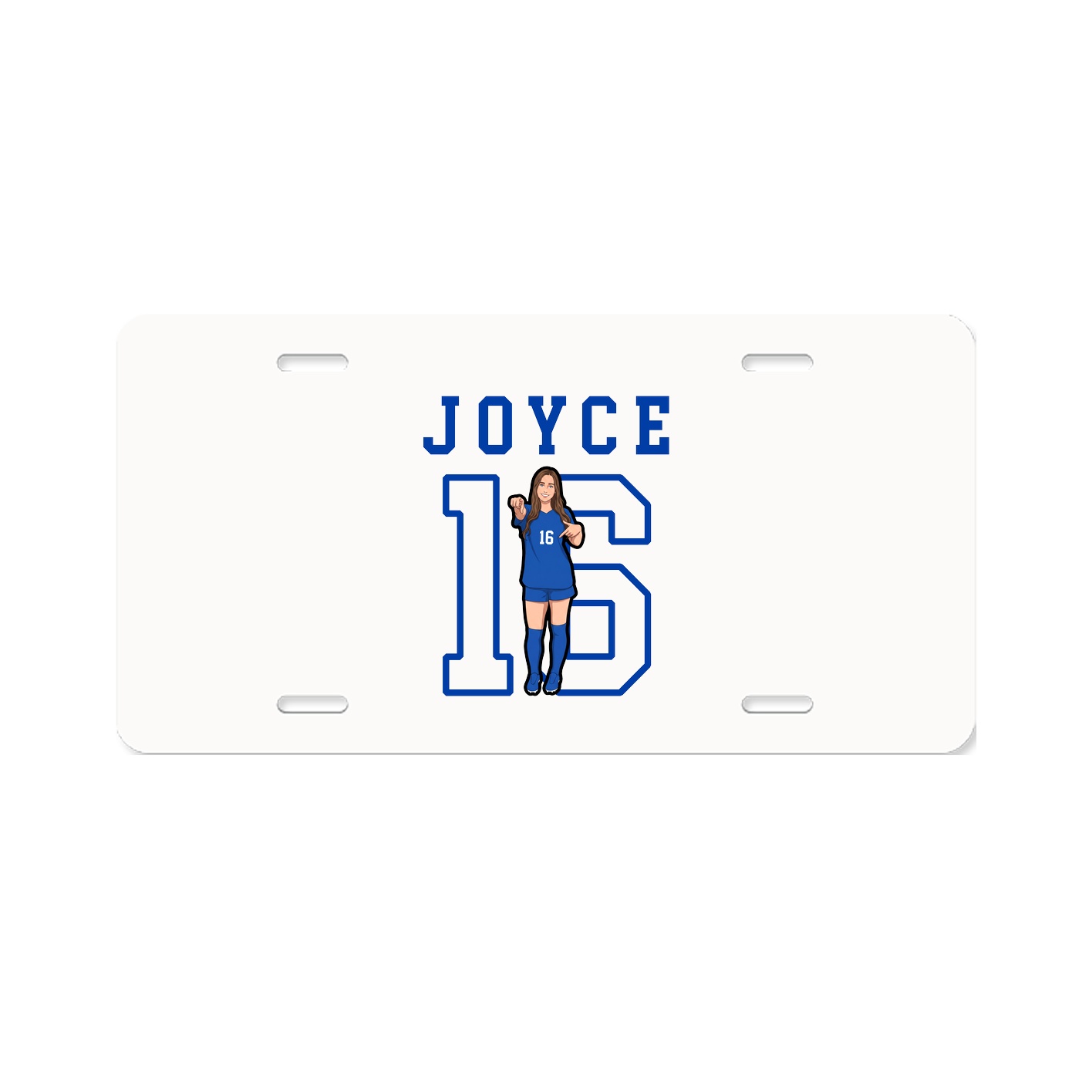 License Plate — Shirsey in Classic