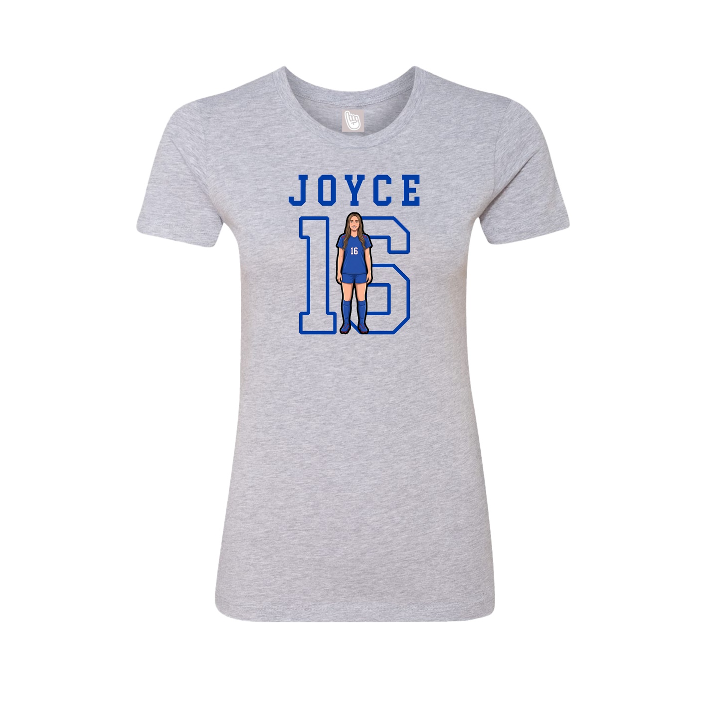Fitted Women's Tee — Shirsey in Grey