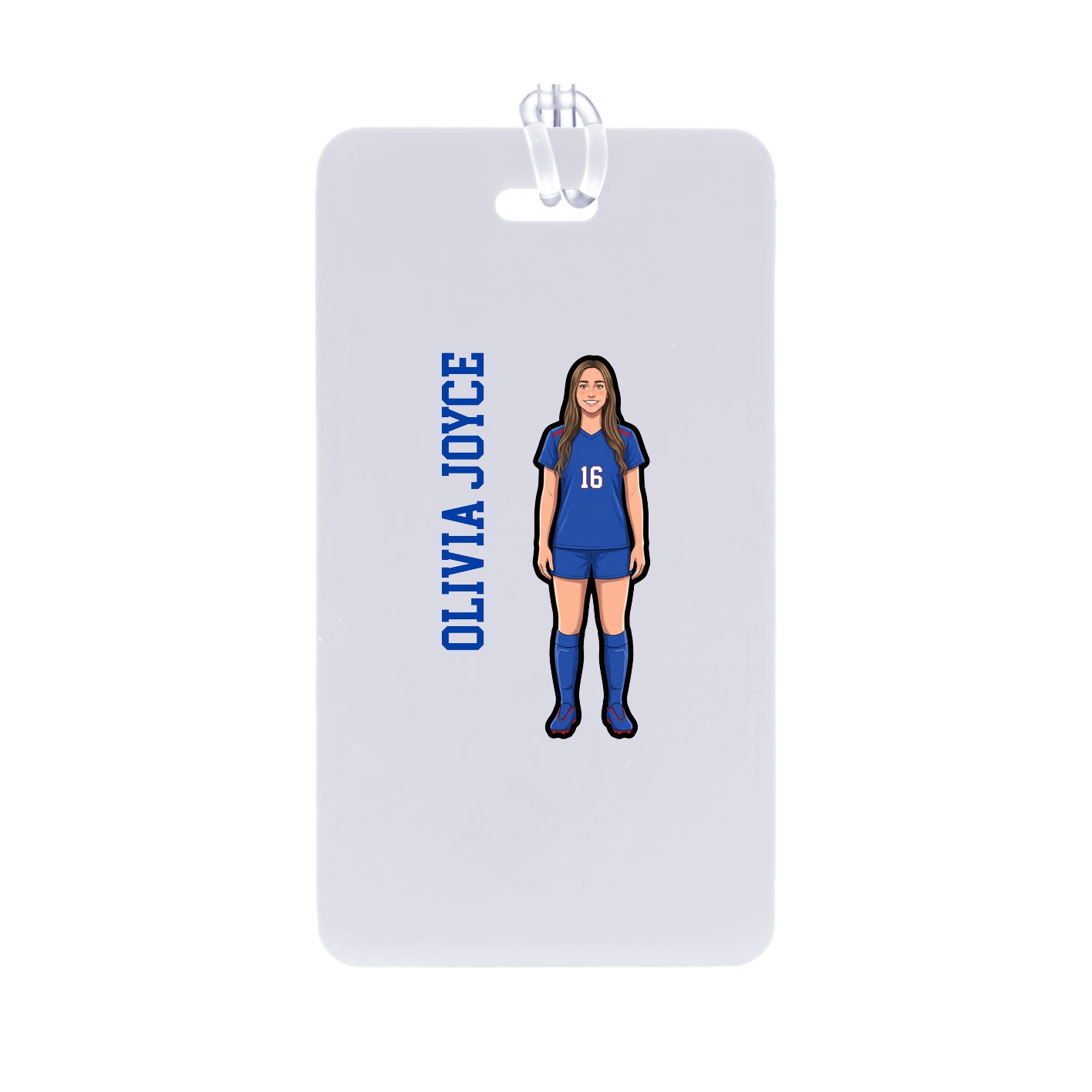 Bag Tag — Name Vertical in Classic