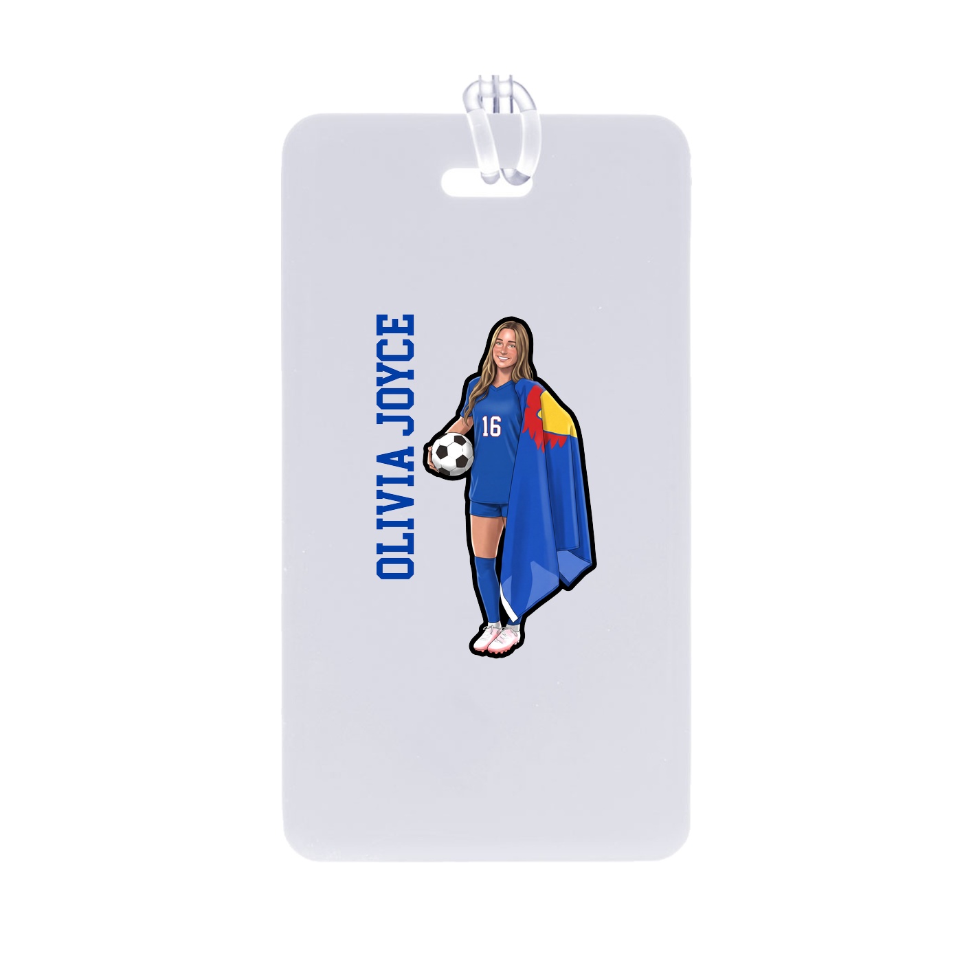 Bag Tag — Name Vertical in Classic
