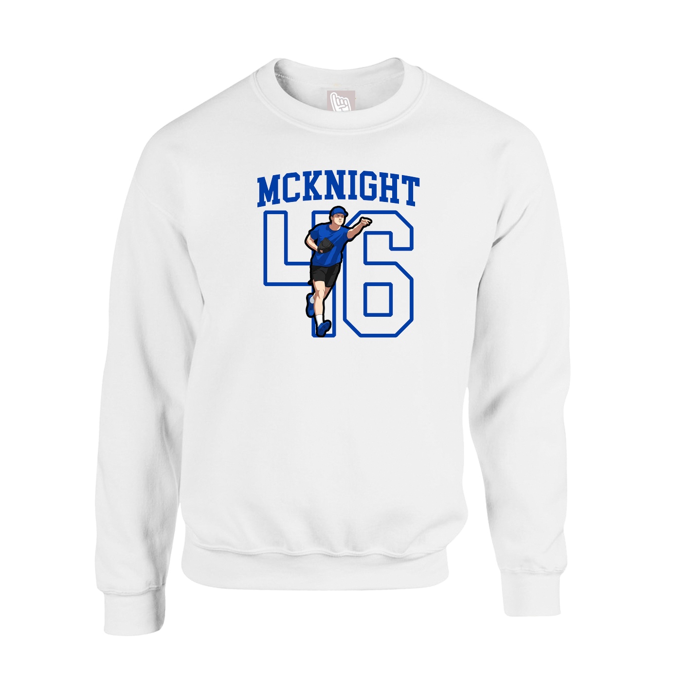 Fleece Crew — Shirsey in White