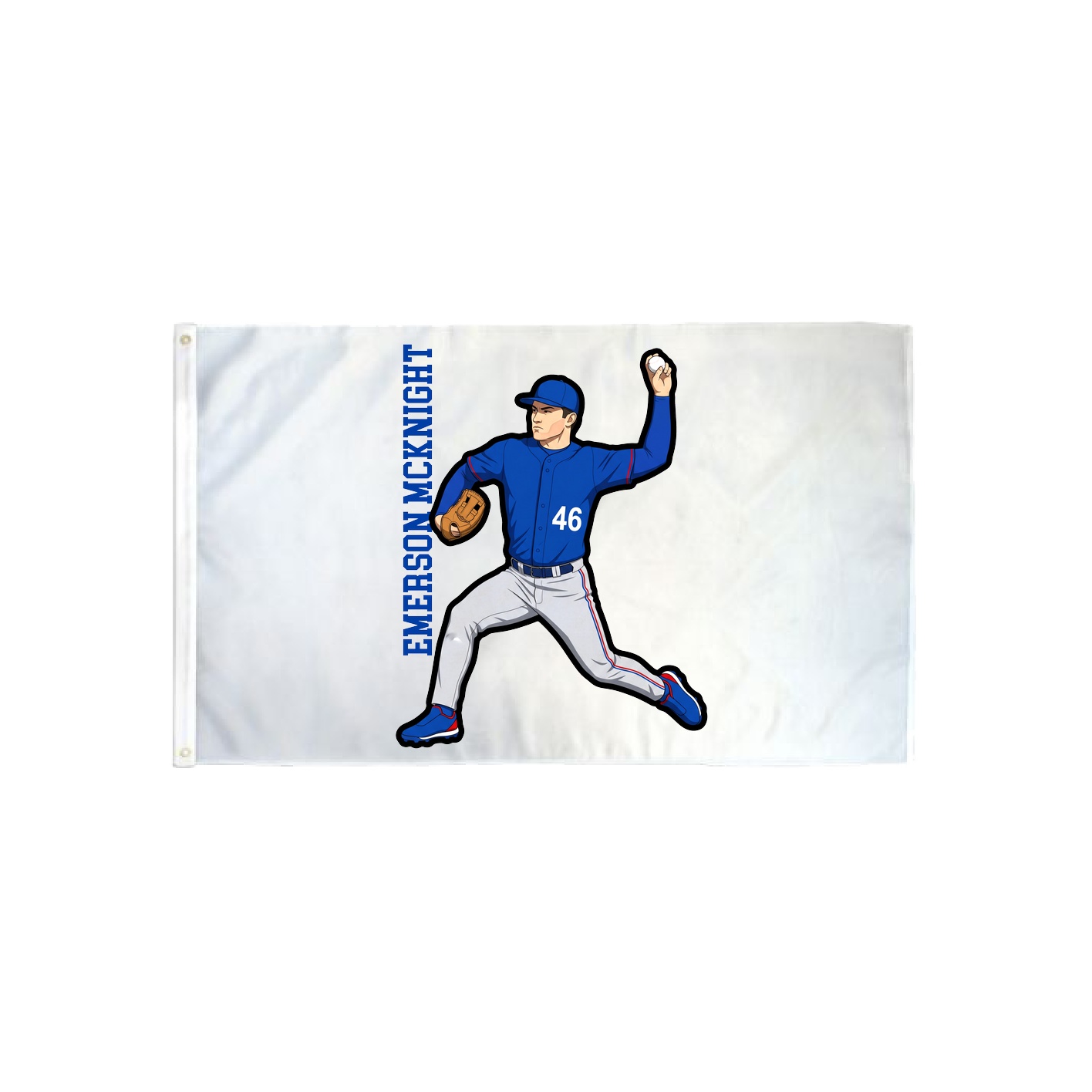 3x5 Flag — Name Vertical in Classic