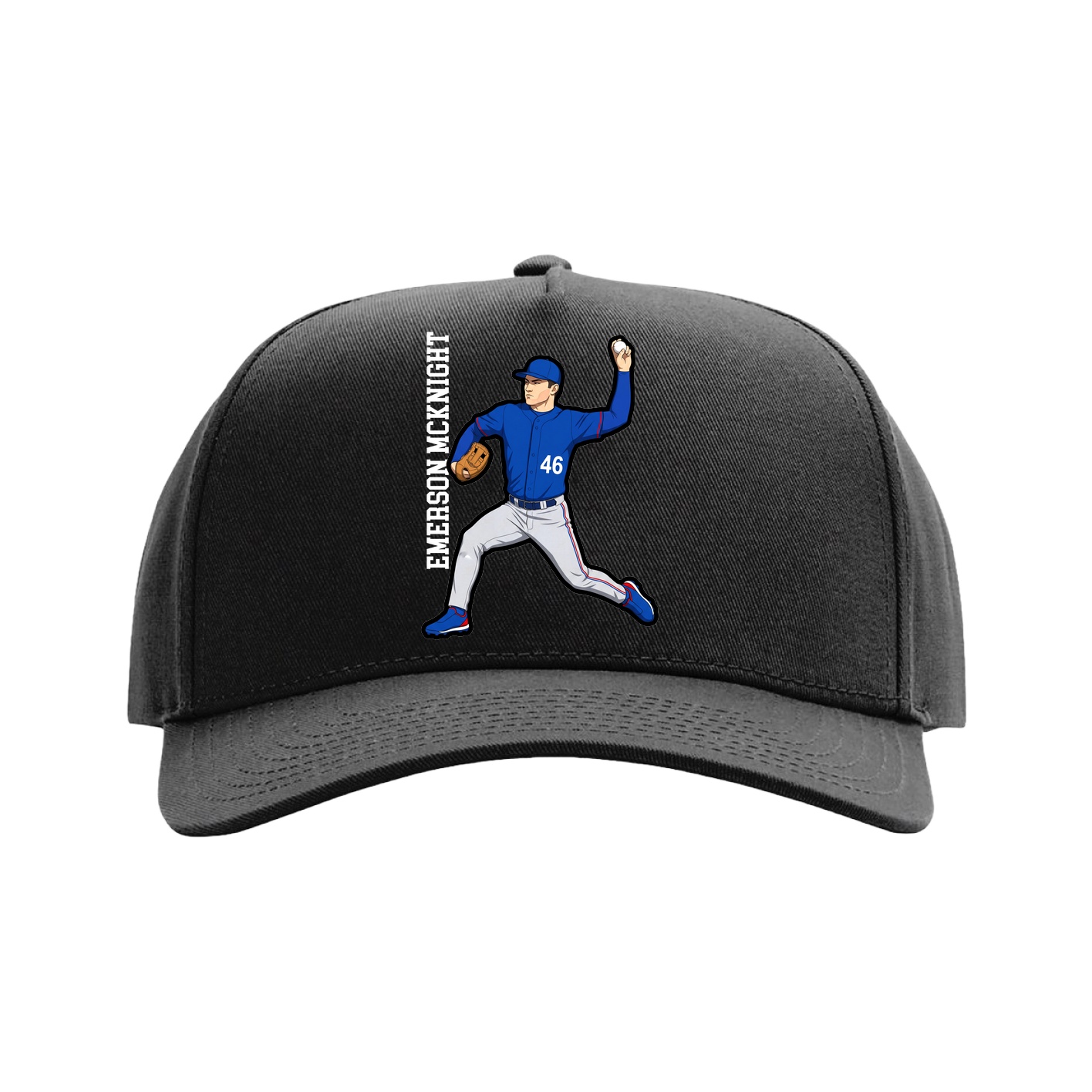 Full Fabric Five-Panel Champ Cap