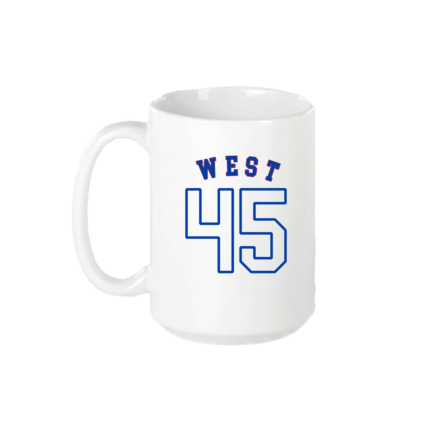 15oz Coffee Mug — Shirsey Arch in White