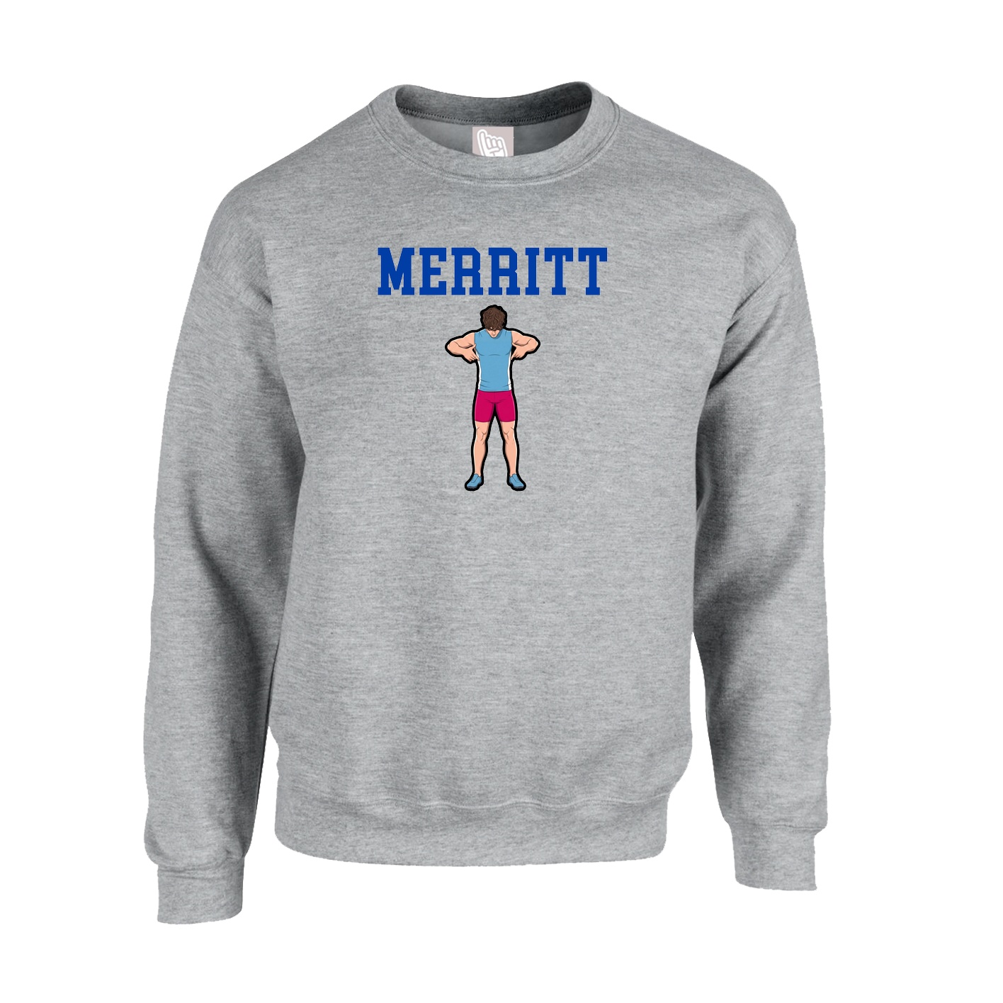 Fleece Crew — Shirsey in Grey