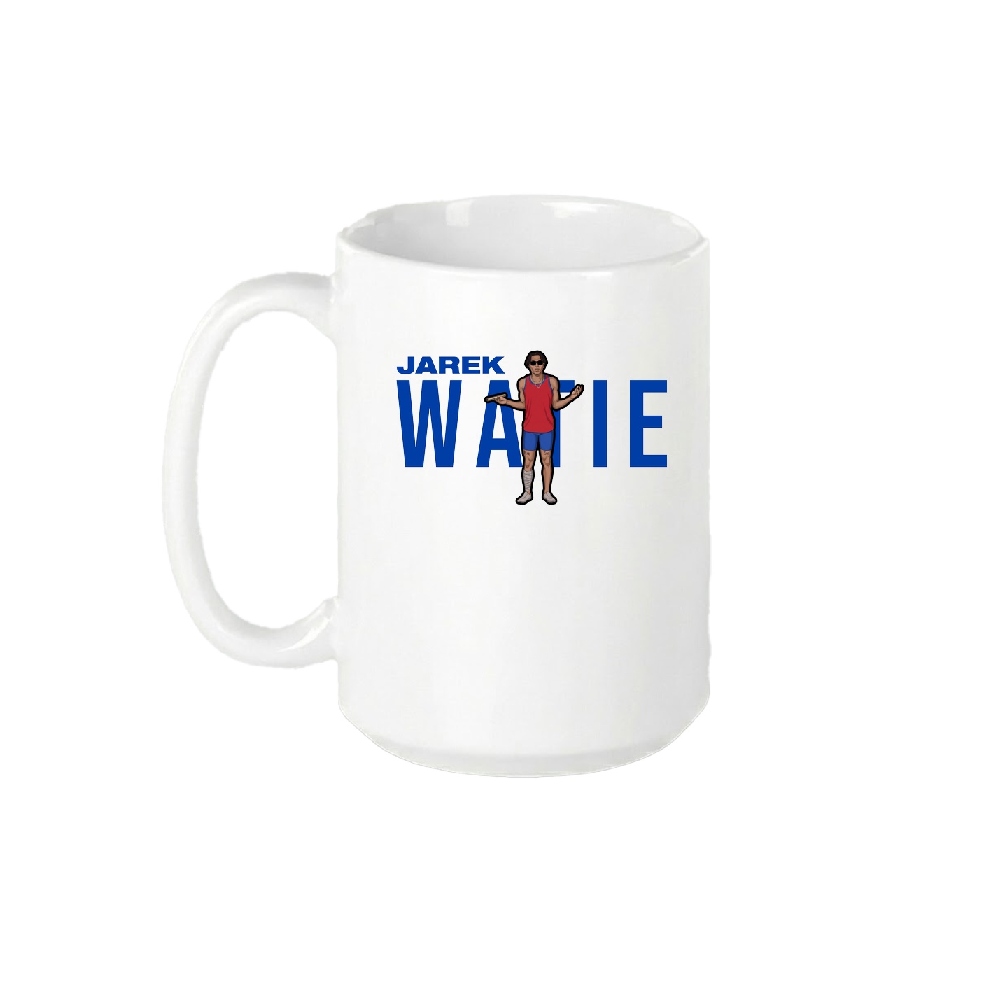 15oz Coffee Mug — Player Name in White