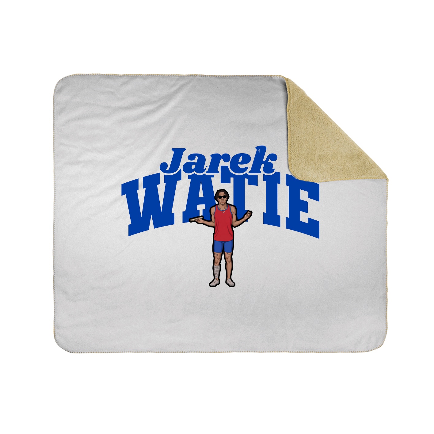 Throw Blanket — Signature Arch in White