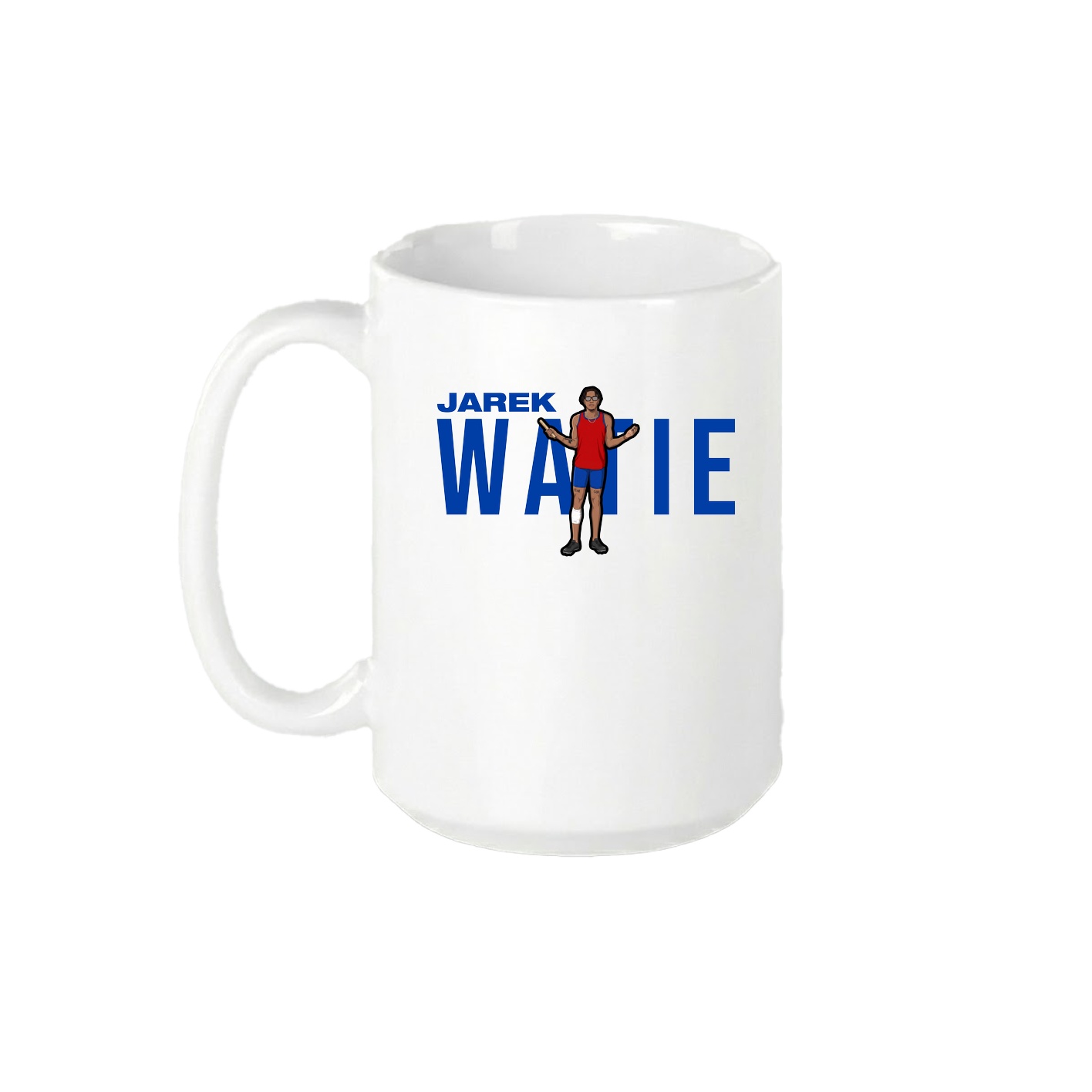 15oz Coffee Mug — Player Name in White