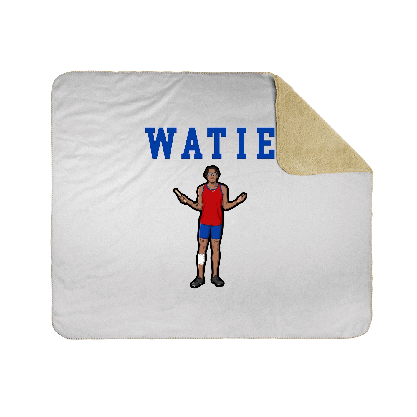 Throw Blanket — Shirsey in White