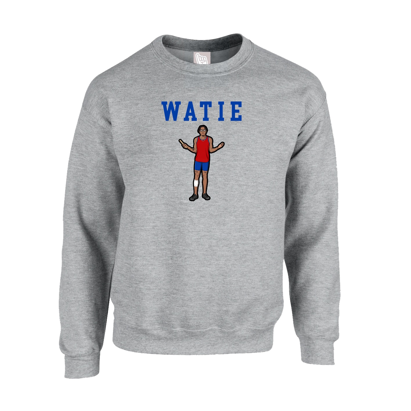 Fleece Crew — Shirsey in Grey