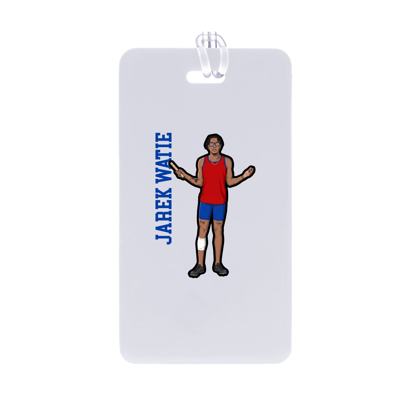 Bag Tag — Name Vertical in Classic