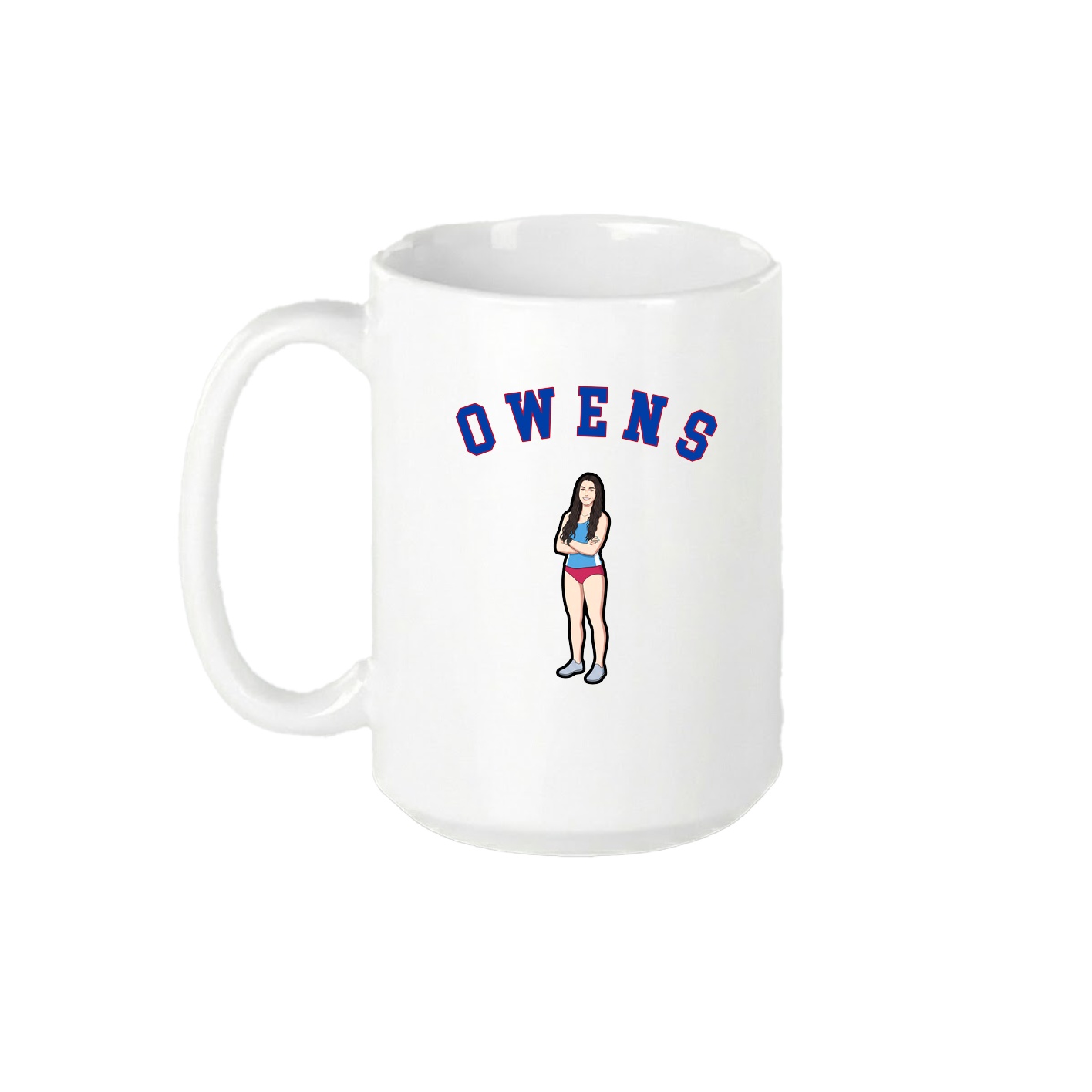 15oz Coffee Mug — Shirsey Arch in White