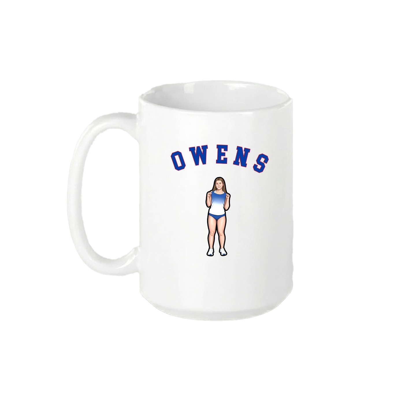 15oz Coffee Mug — Shirsey Arch in White