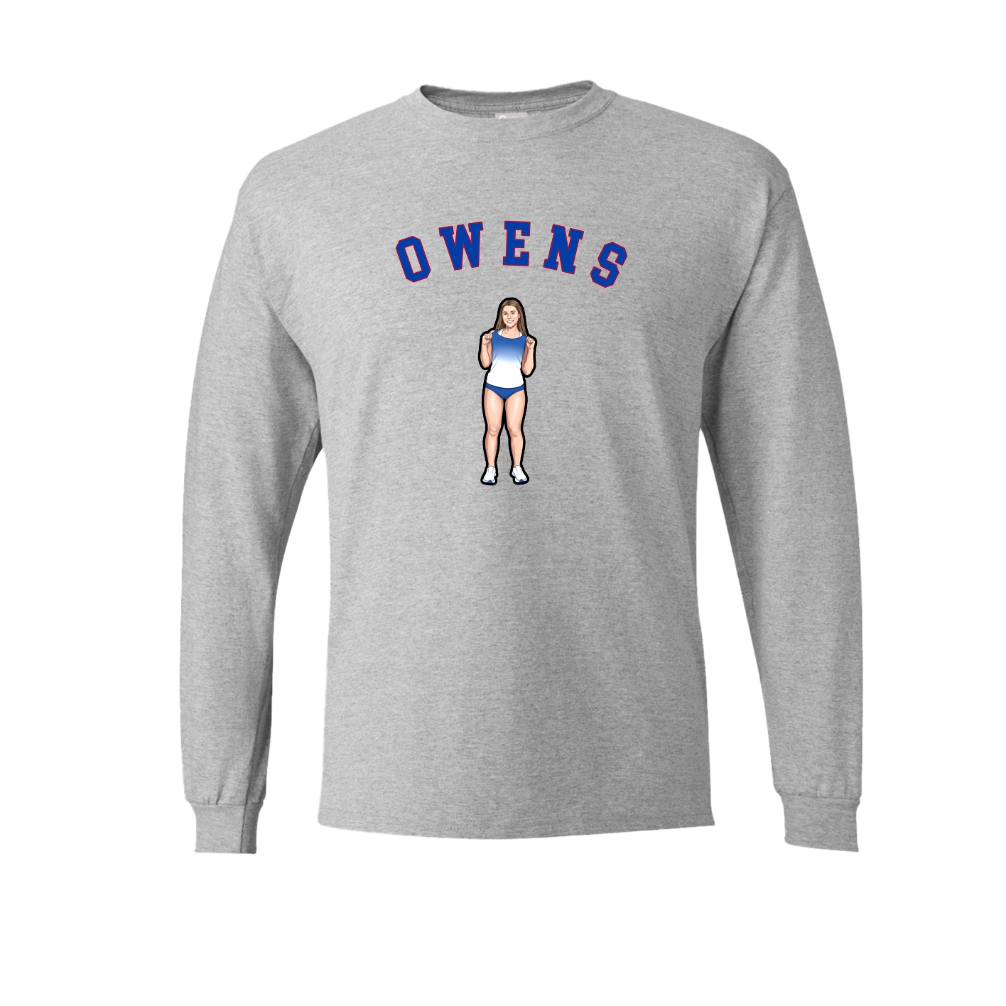 Long Sleeve Tee — Shirsey Arch in Grey
