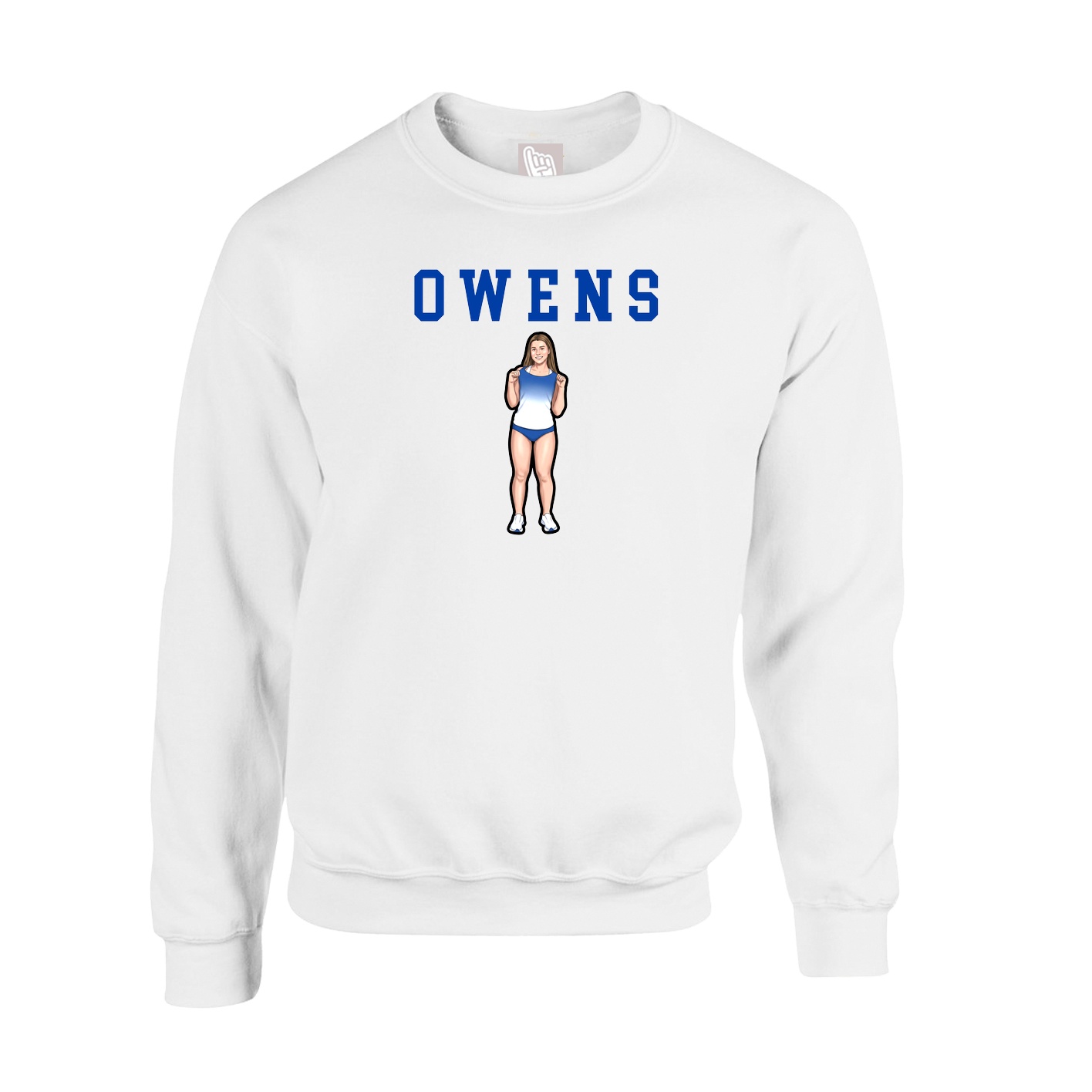 Fleece Crew — Shirsey in White