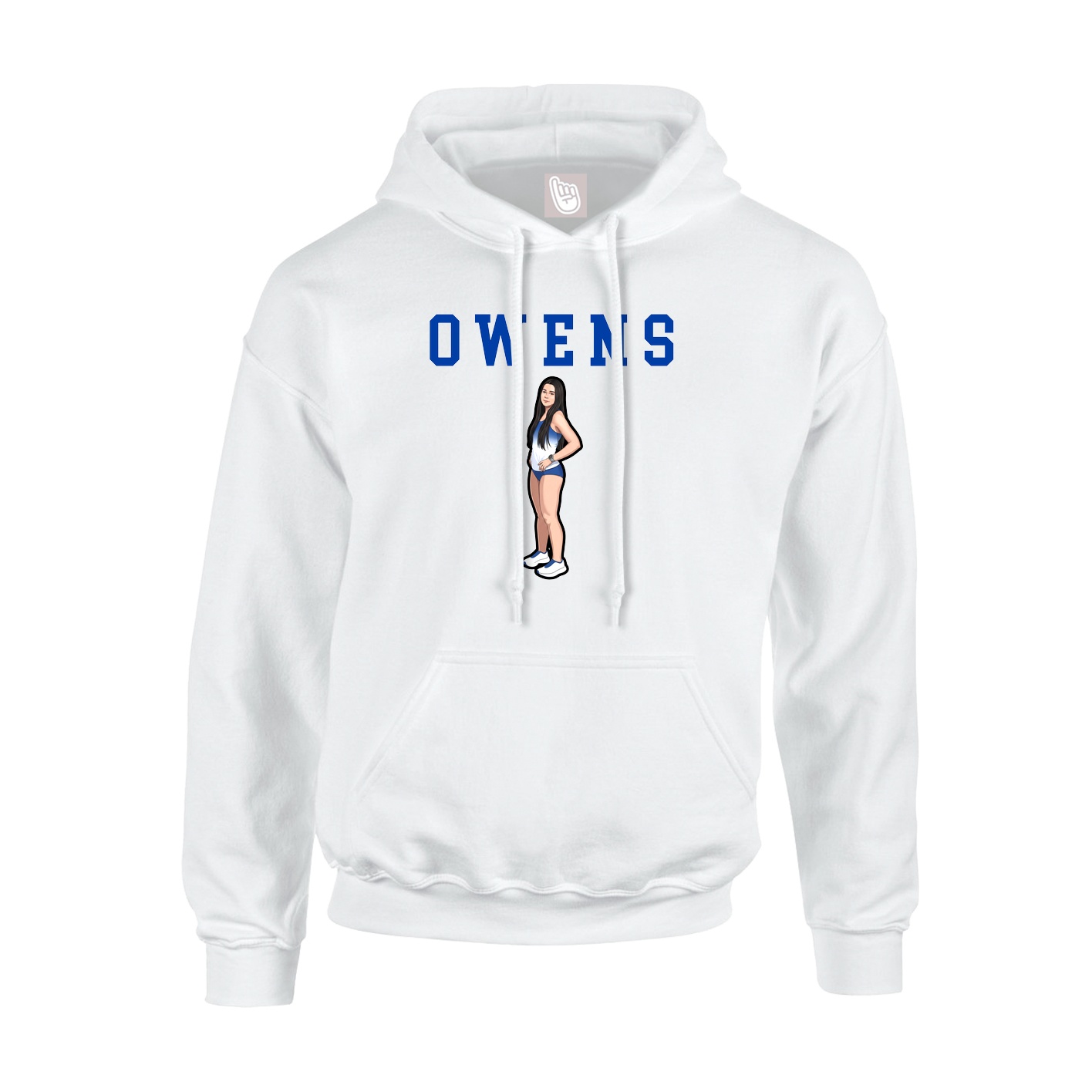 Hoodie — Shirsey in White