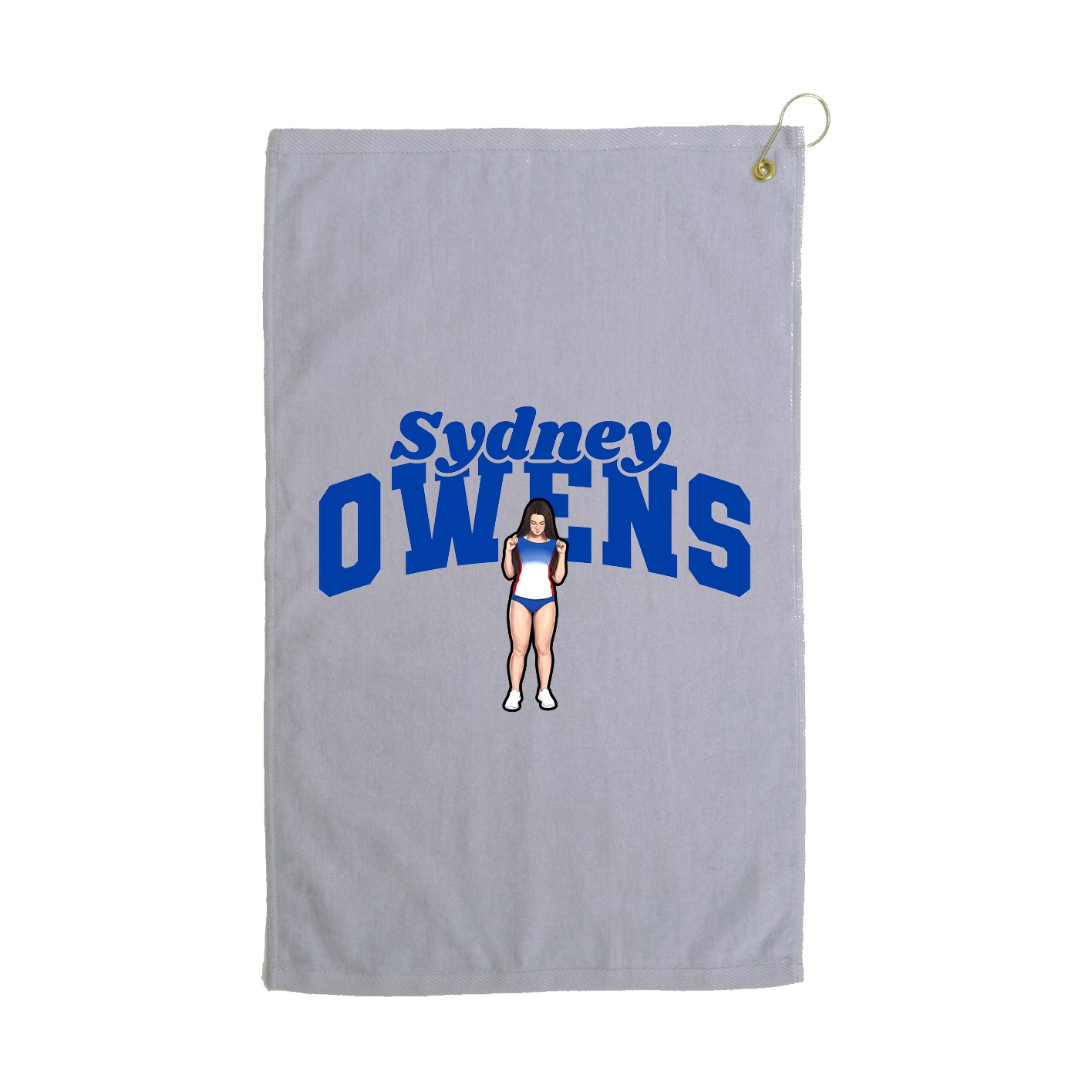 Golf Towel — Signature Arch in Grey