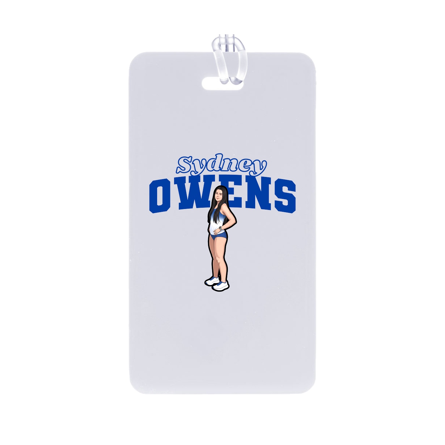 Bag Tag — Name Arch in Classic