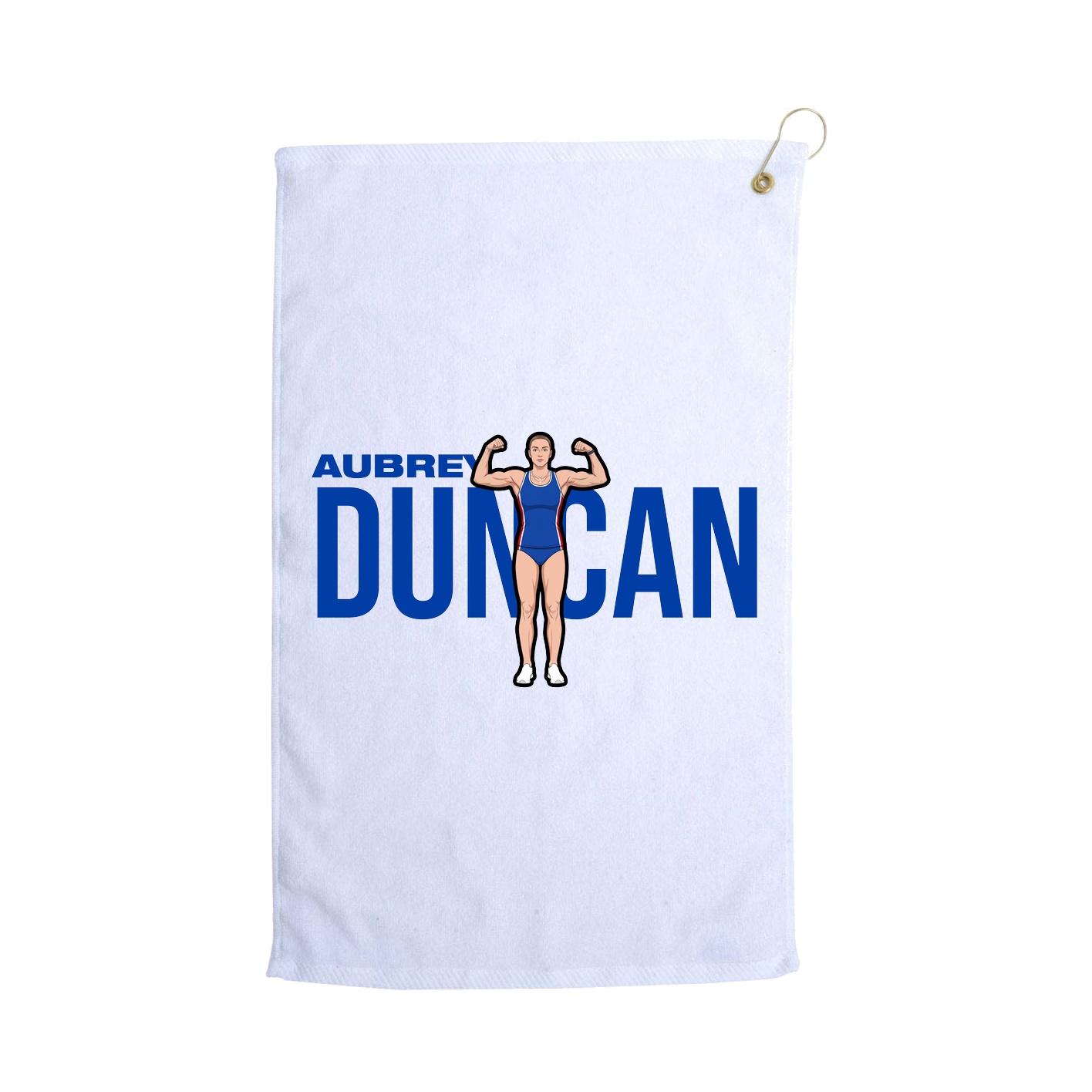Golf Towel — Player Name in White