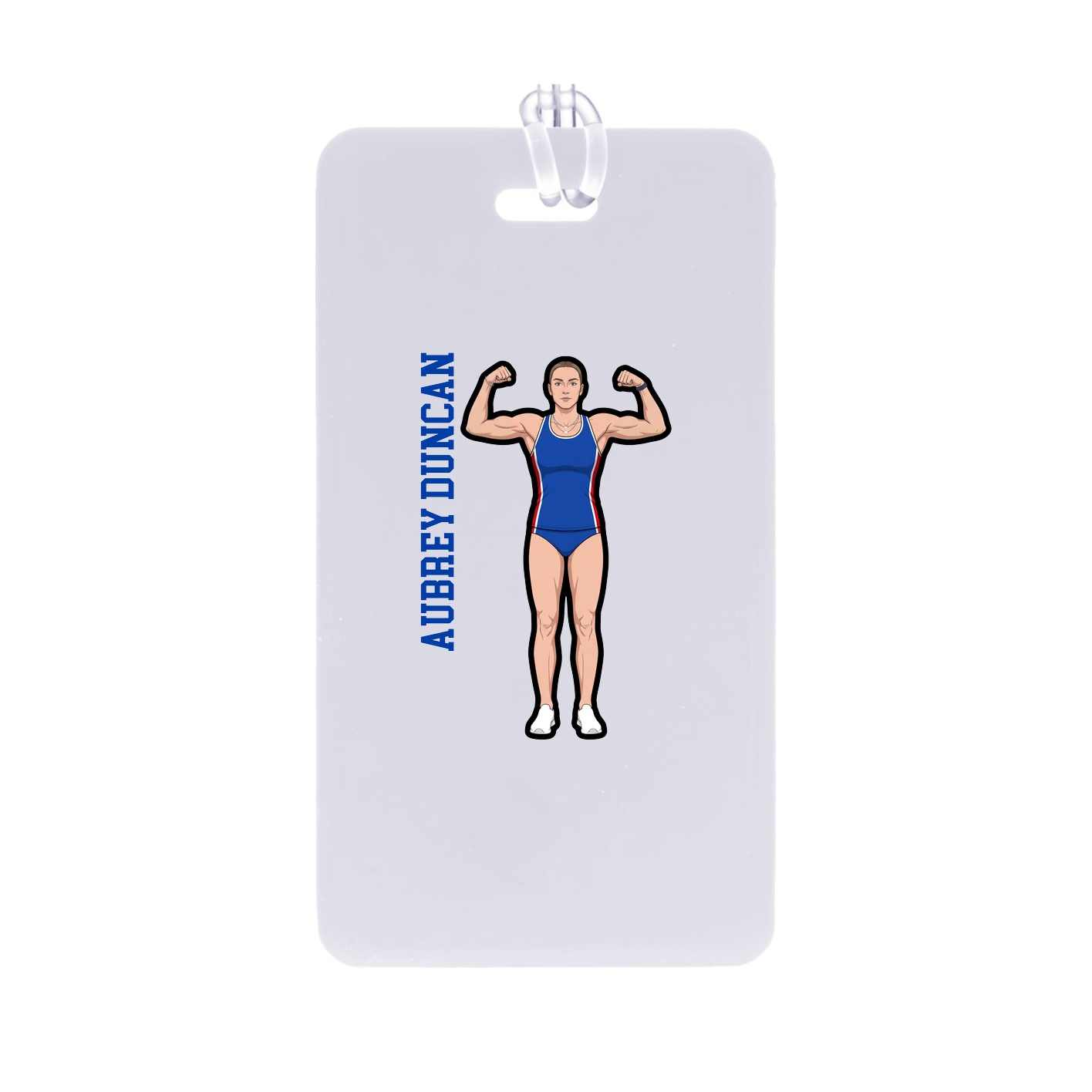 Bag Tag — Name Vertical in Classic