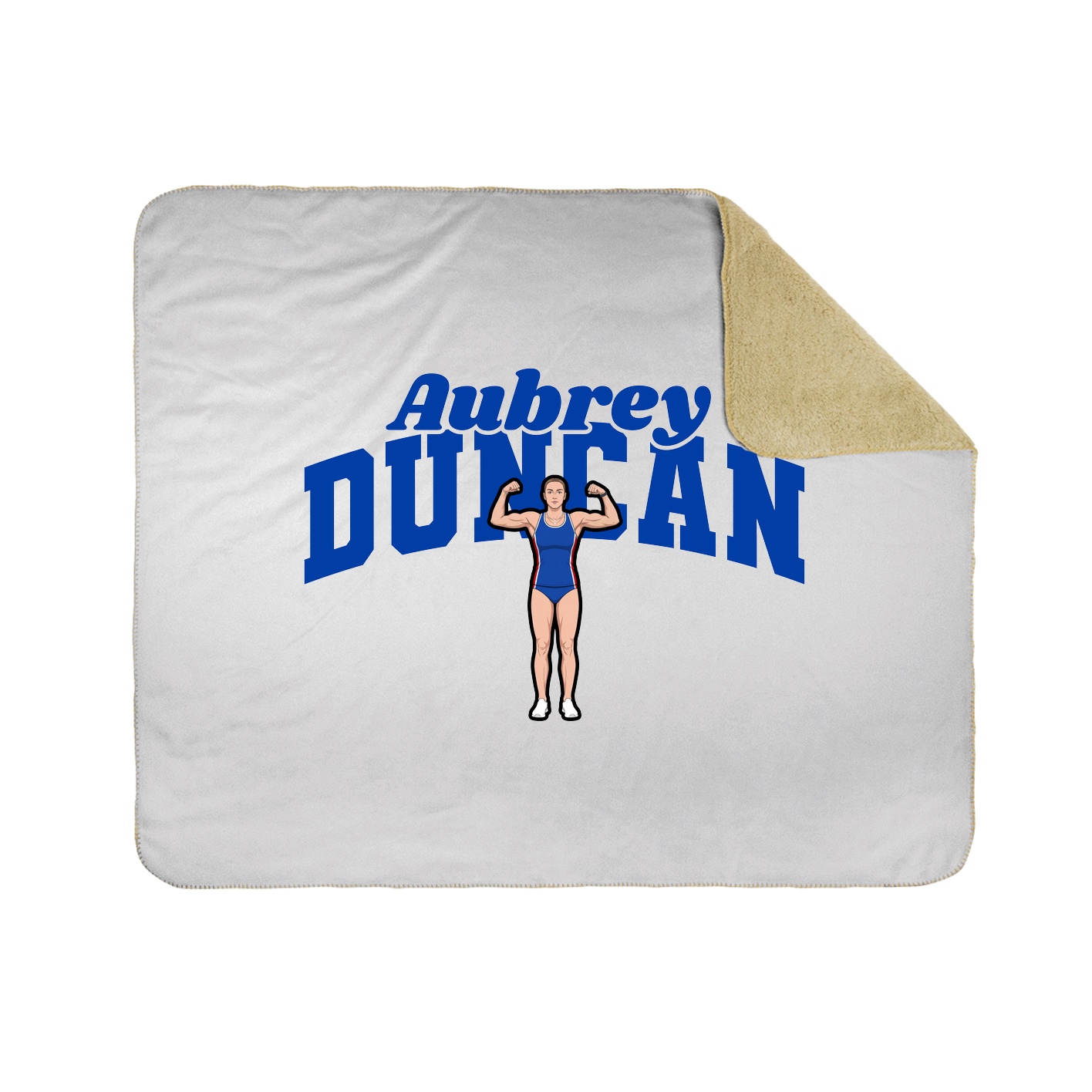 Throw Blanket — Signature Arch in White