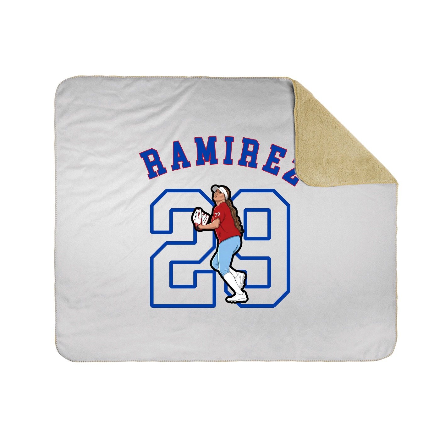 Throw Blanket — Shirsey Arch in White