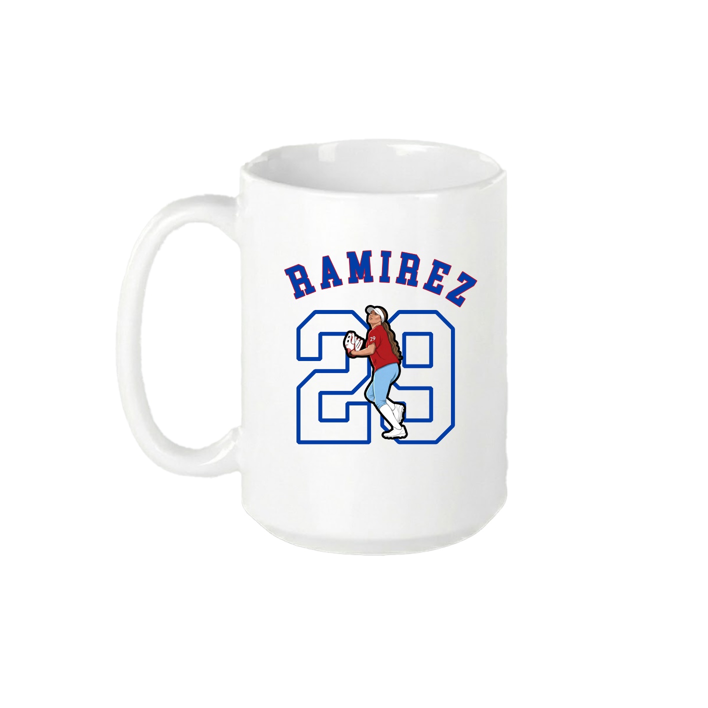 15oz Coffee Mug — Shirsey Arch in White