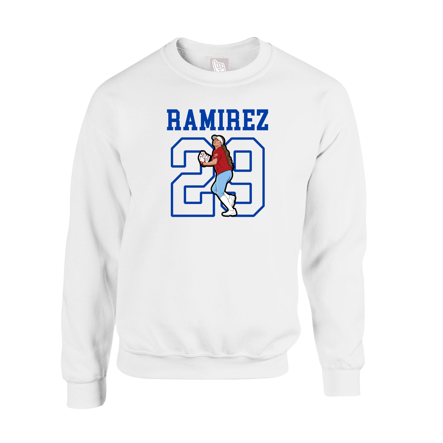 Fleece Crew — Shirsey in White