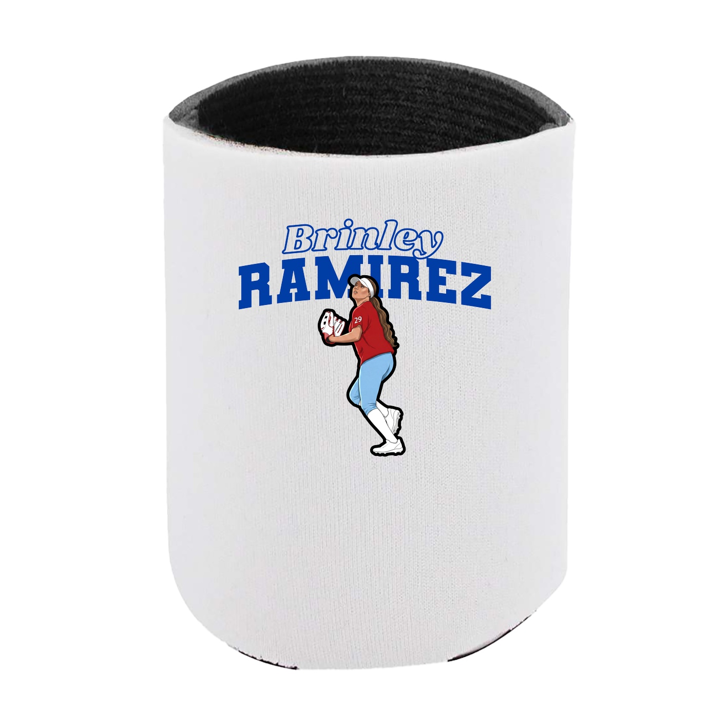 Can Holder — Name Arch in White