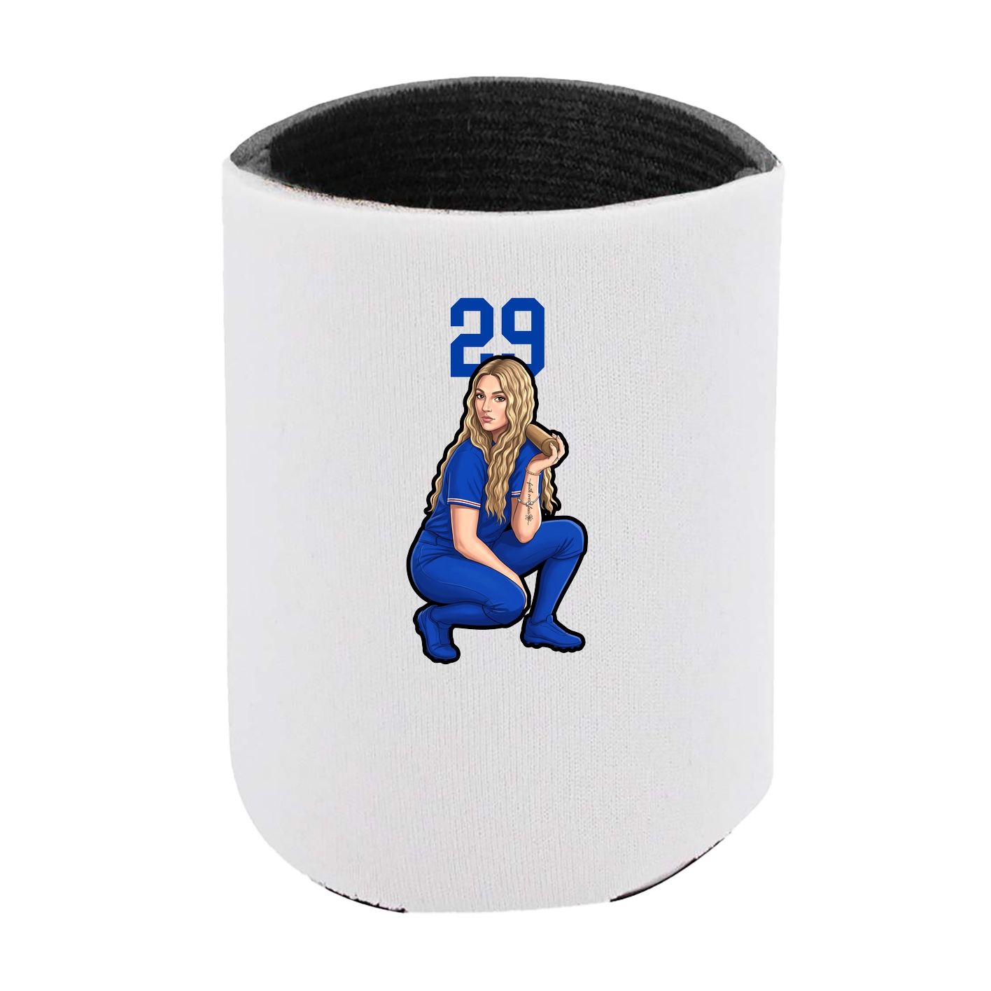 Can Holder — Number Top in White