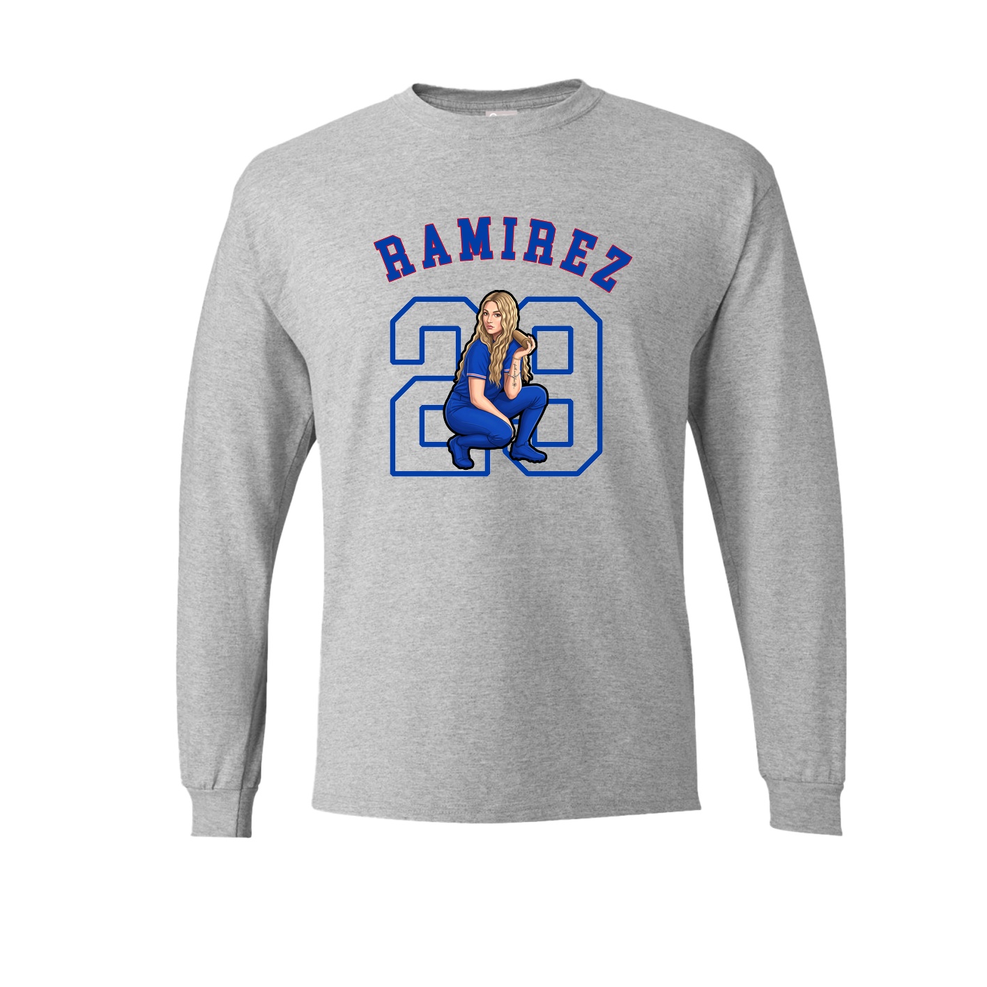 Long Sleeve Tee — Shirsey Arch in Grey