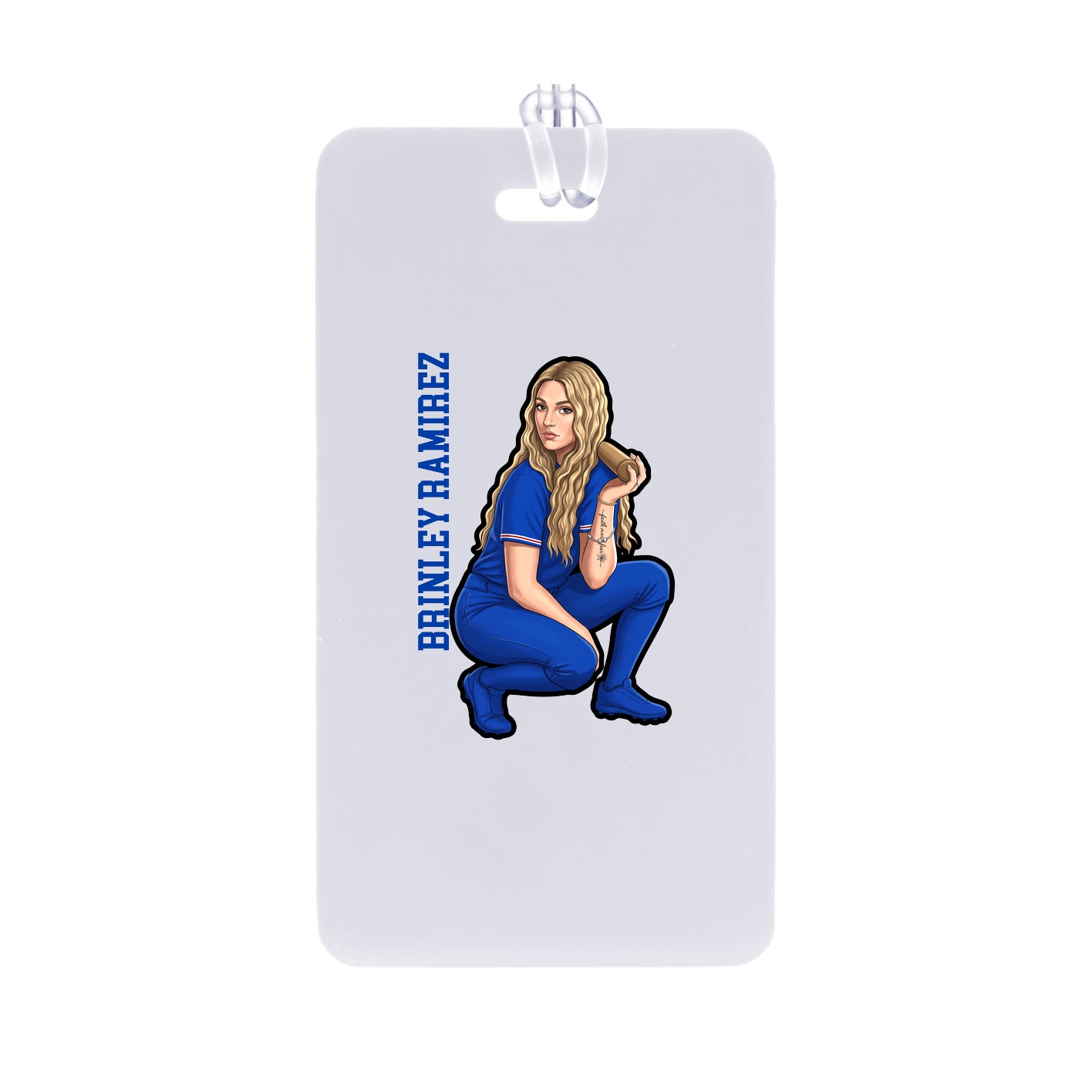 Bag Tag — Name Vertical in Classic