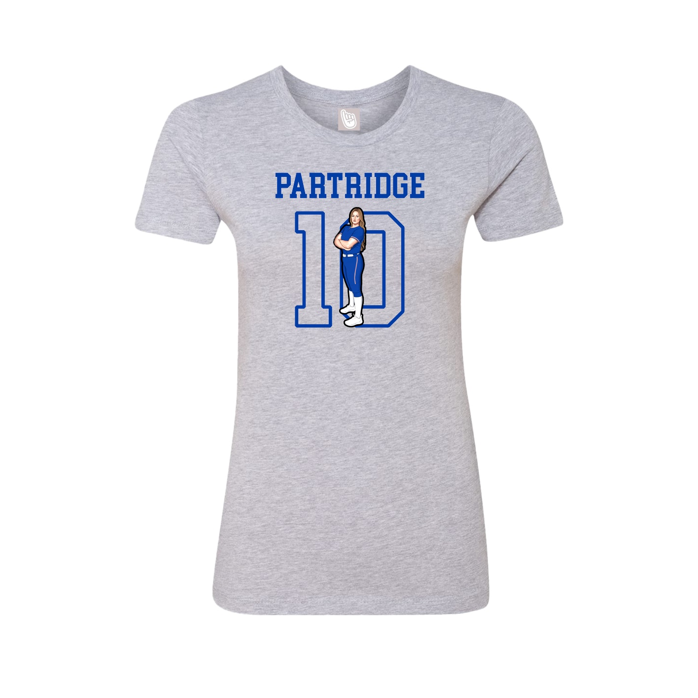 Fitted Women's Tee — Shirsey in Grey