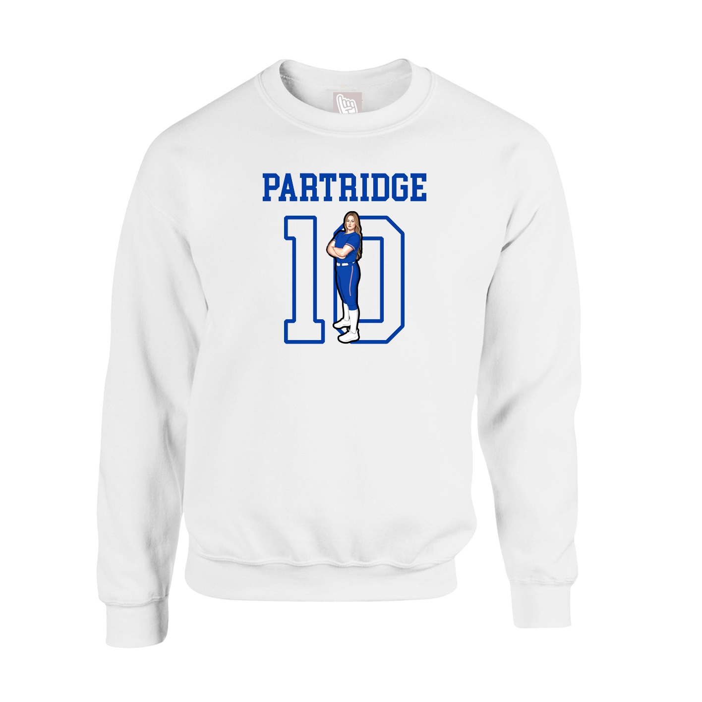 Fleece Crew — Shirsey in White