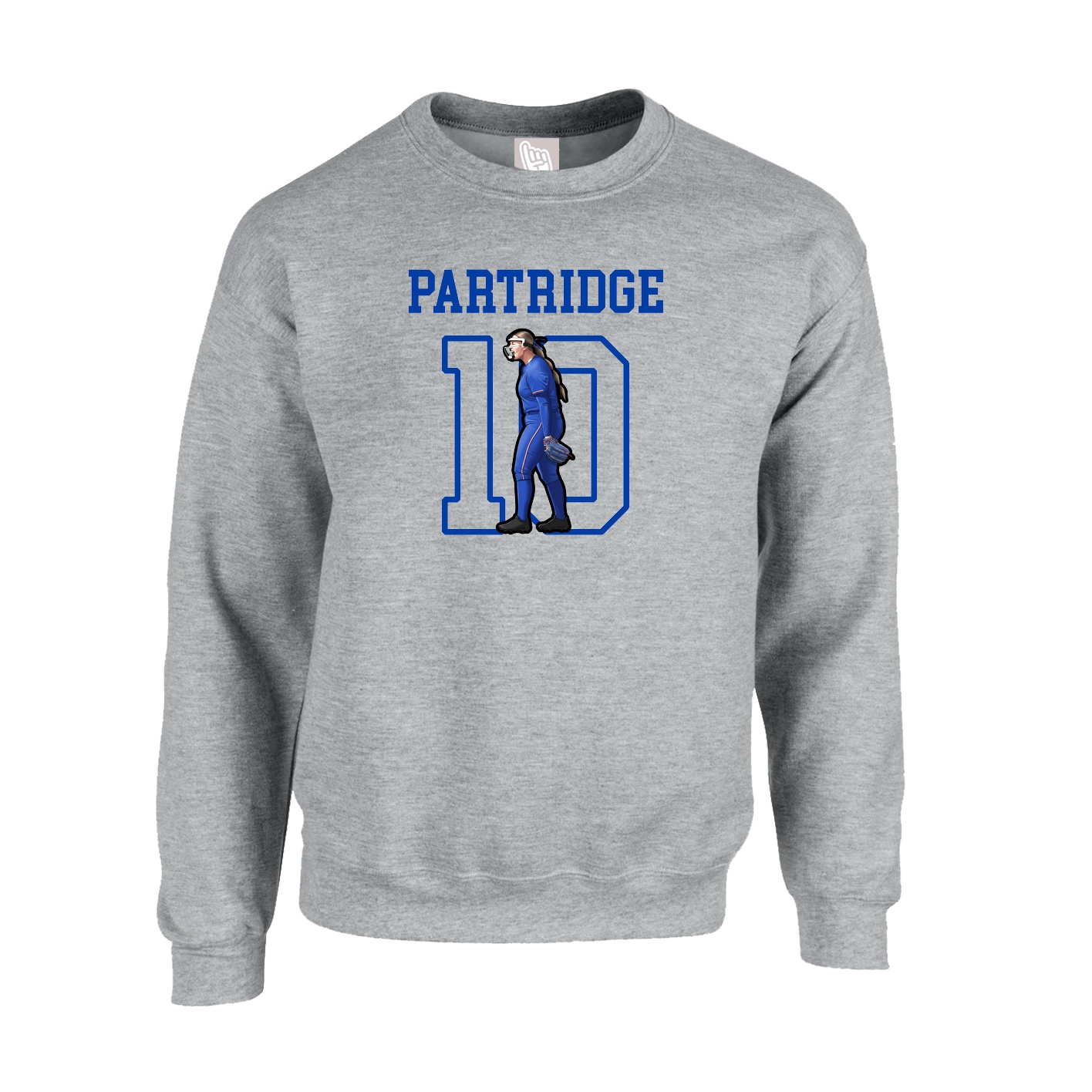 Fleece Crew — Shirsey in Grey