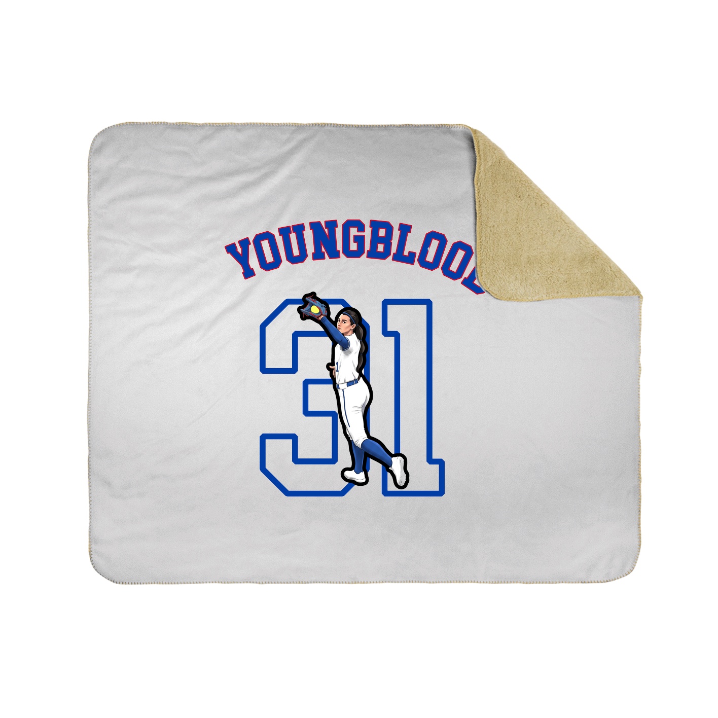 Throw Blanket — Shirsey Arch in White