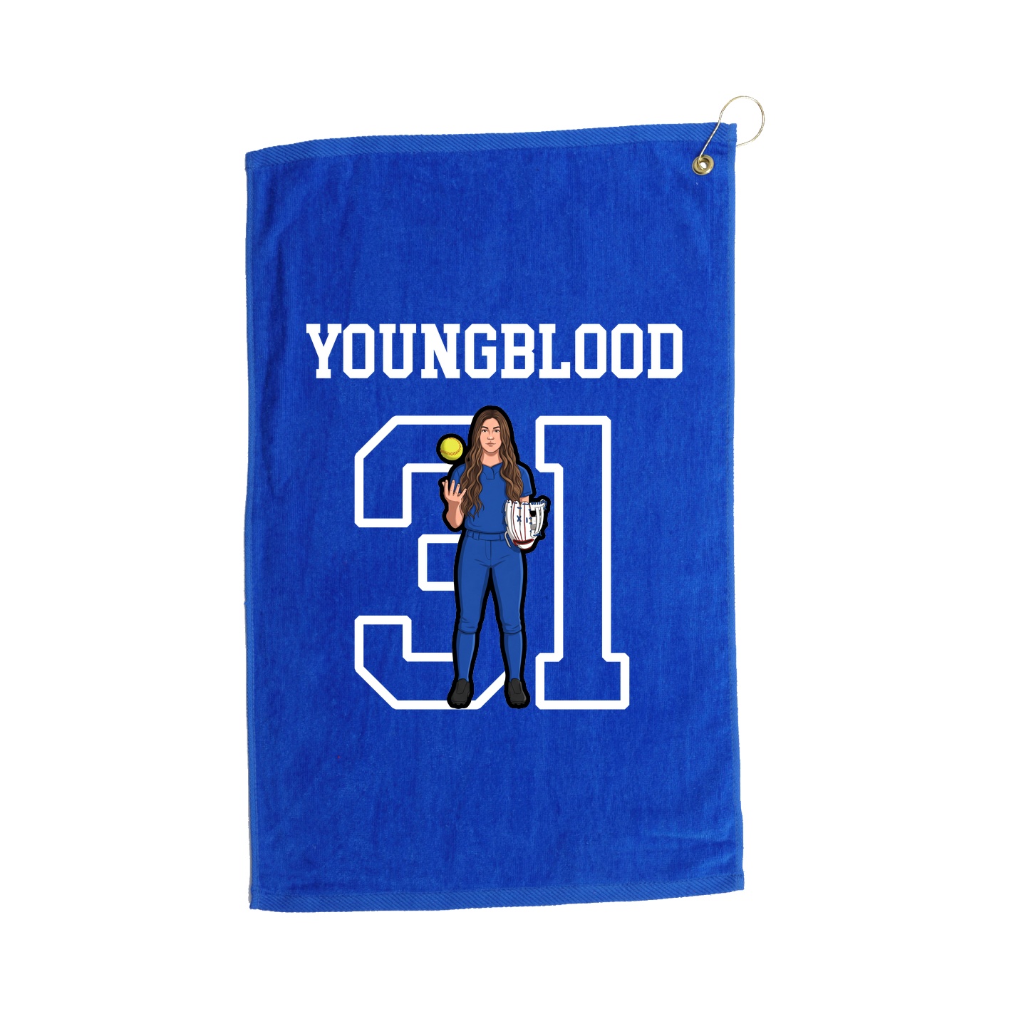 Golf Towel — Shirsey in Royal
