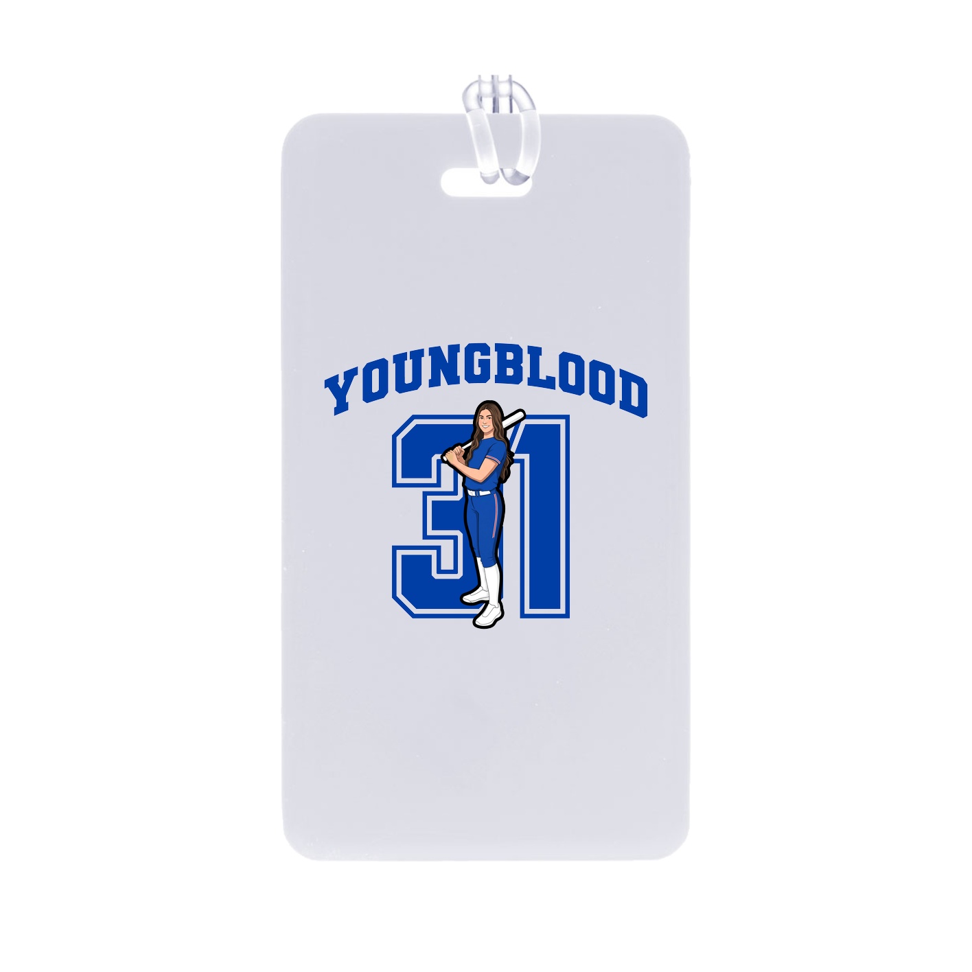 Bag Tag — Number in Classic