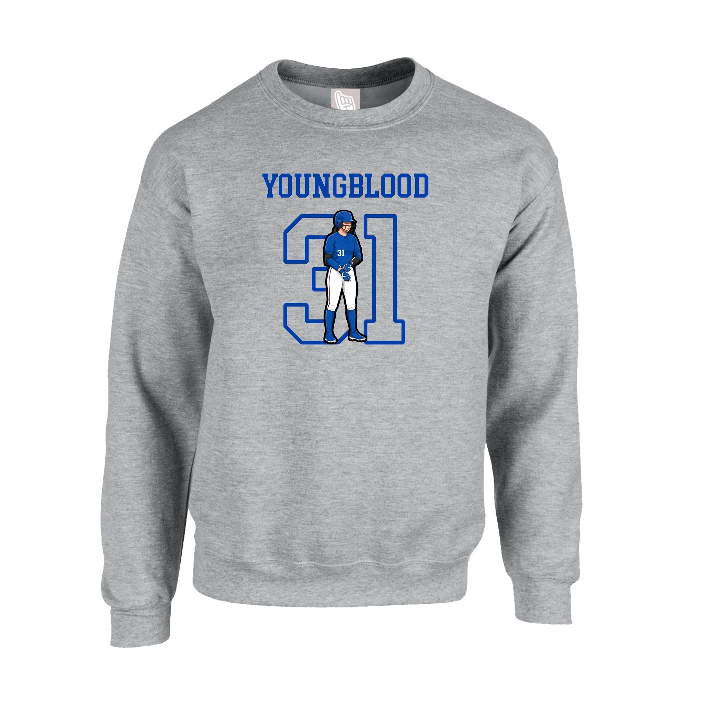 Fleece Crew — Shirsey in Grey