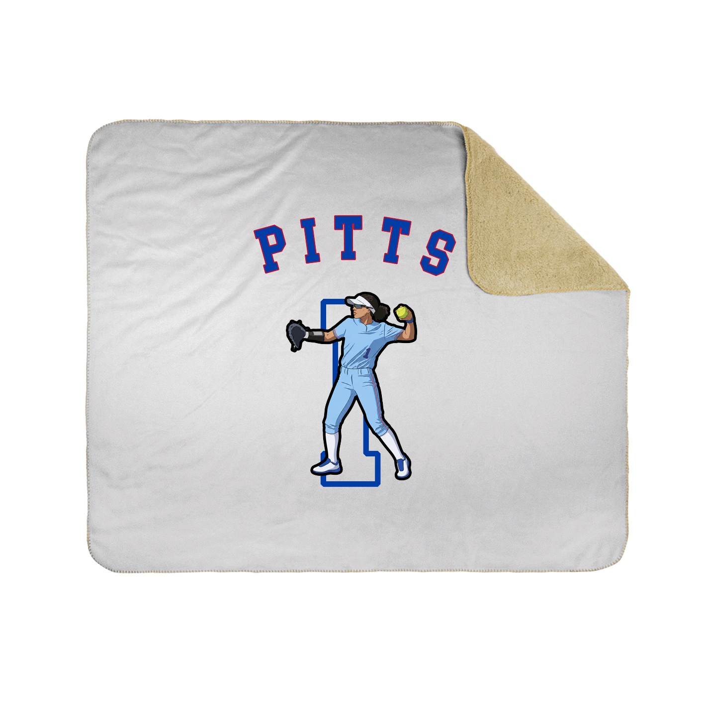 Throw Blanket — Shirsey Arch in White