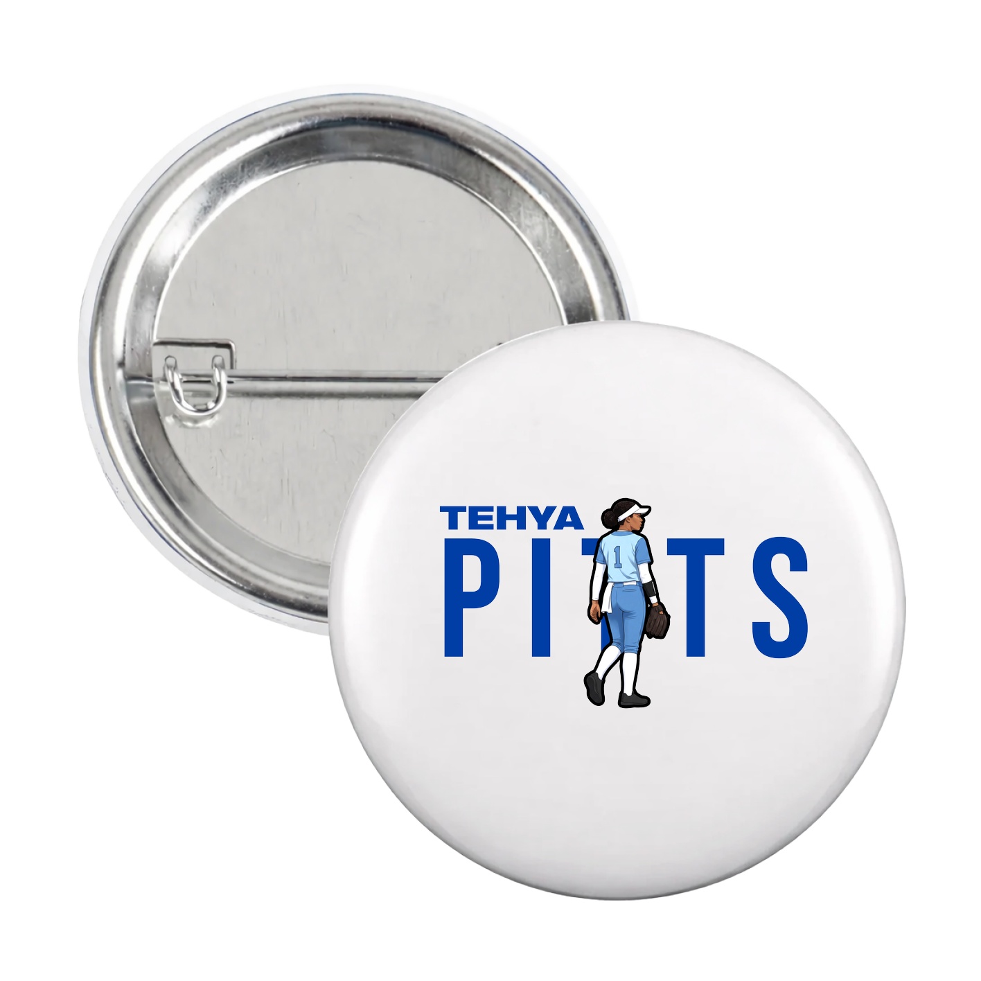 Game Day Button — Player Name in White