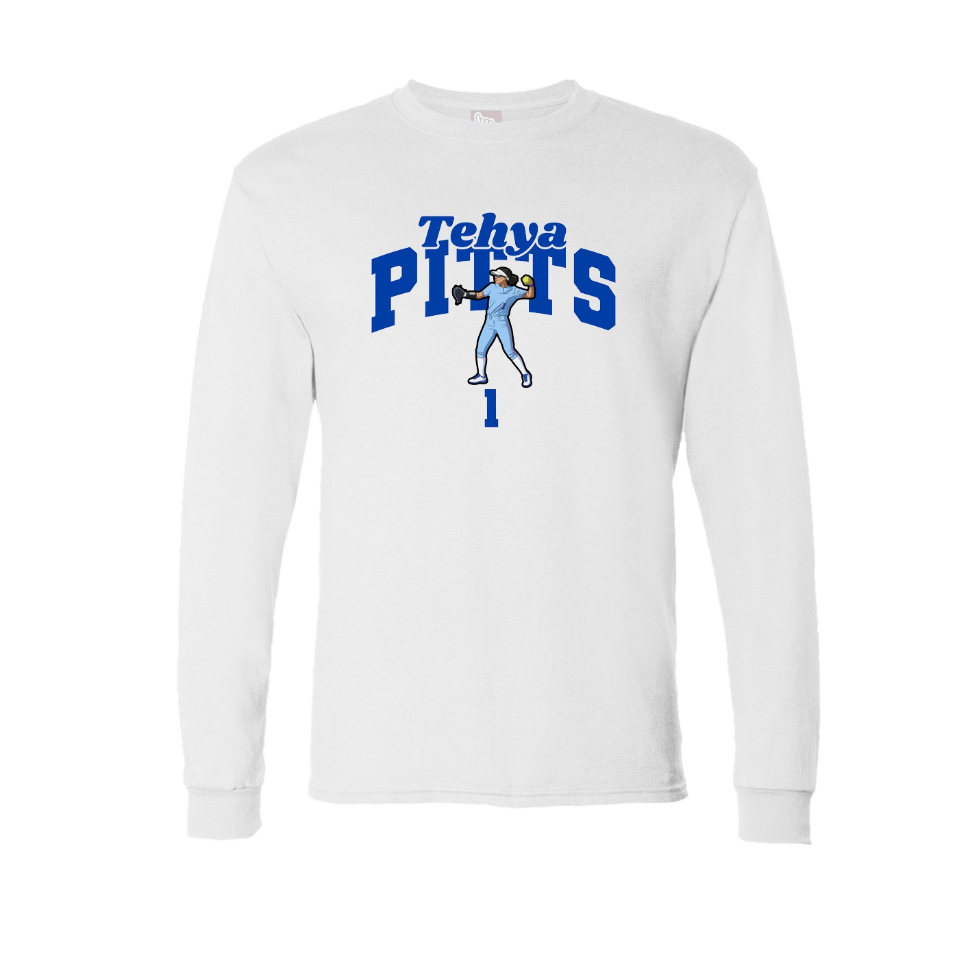 Long Sleeve Tee — Signature Arch in White