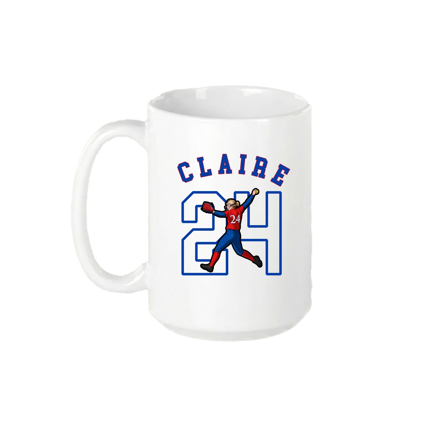 15oz Coffee Mug — Shirsey Arch in White