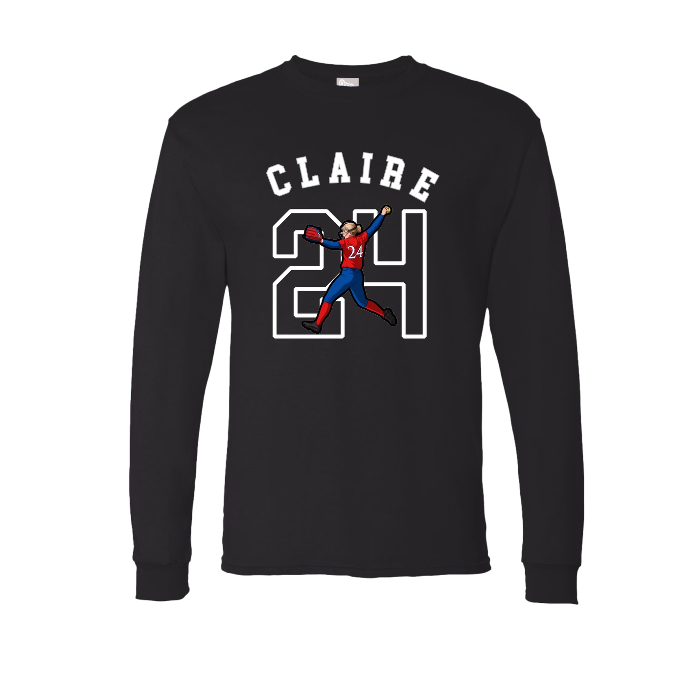 Long Sleeve Tee — Shirsey Arch in Black