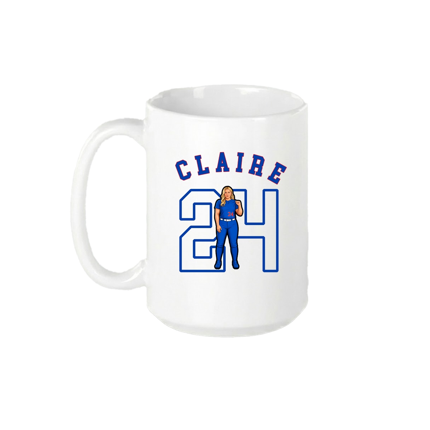 15oz Coffee Mug — Shirsey Arch in White