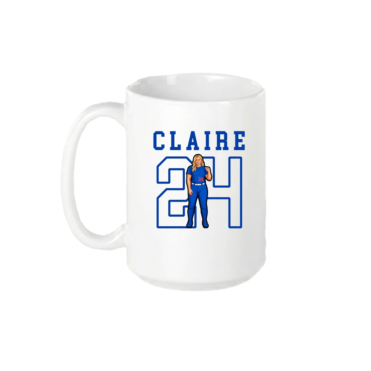 15oz Coffee Mug — Shirsey in White